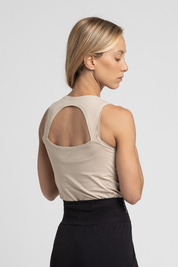 organic cotton wrap top / free