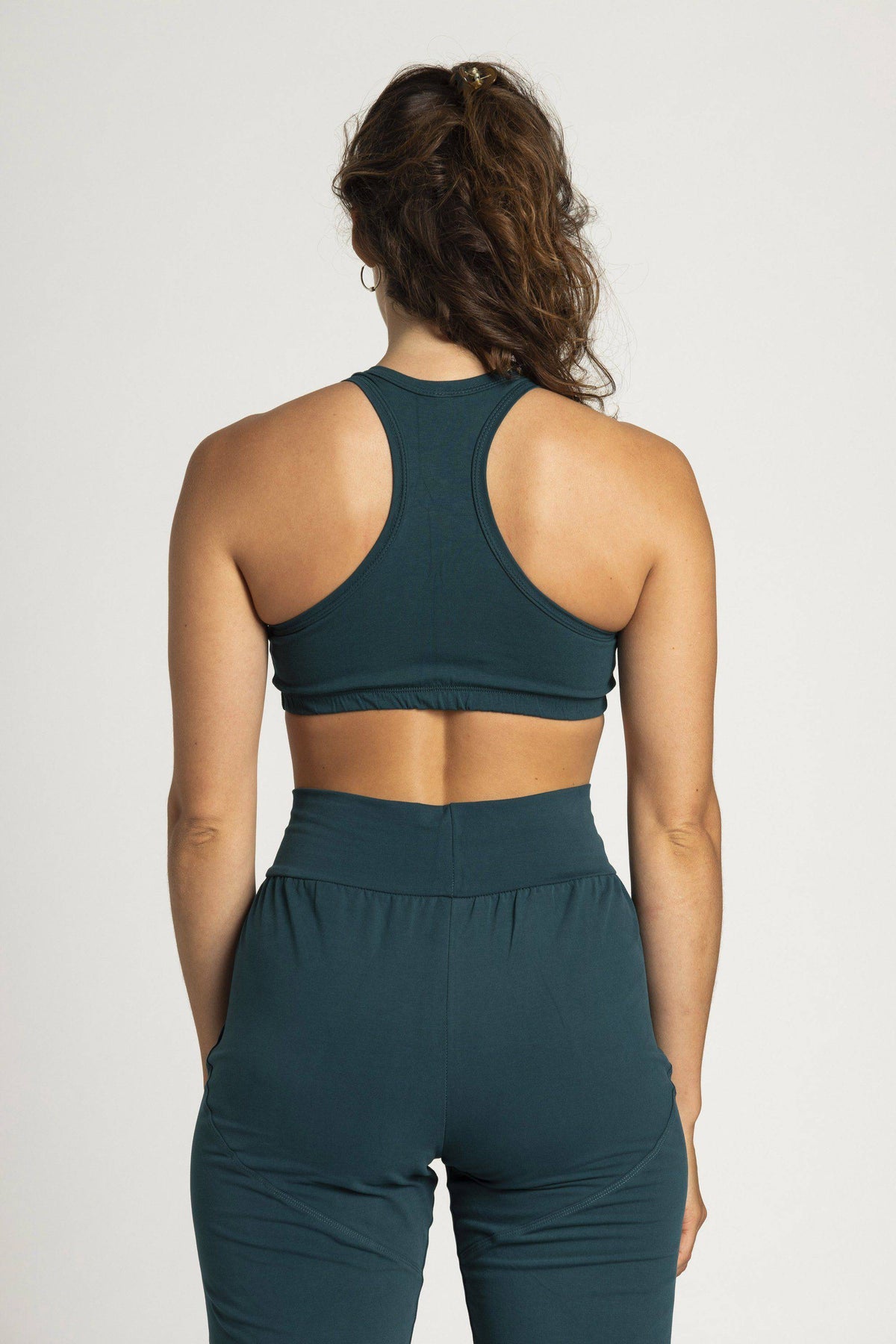 Organic Cotton Racer-Back Bra - womens clothing - Ripple Yoga Wear