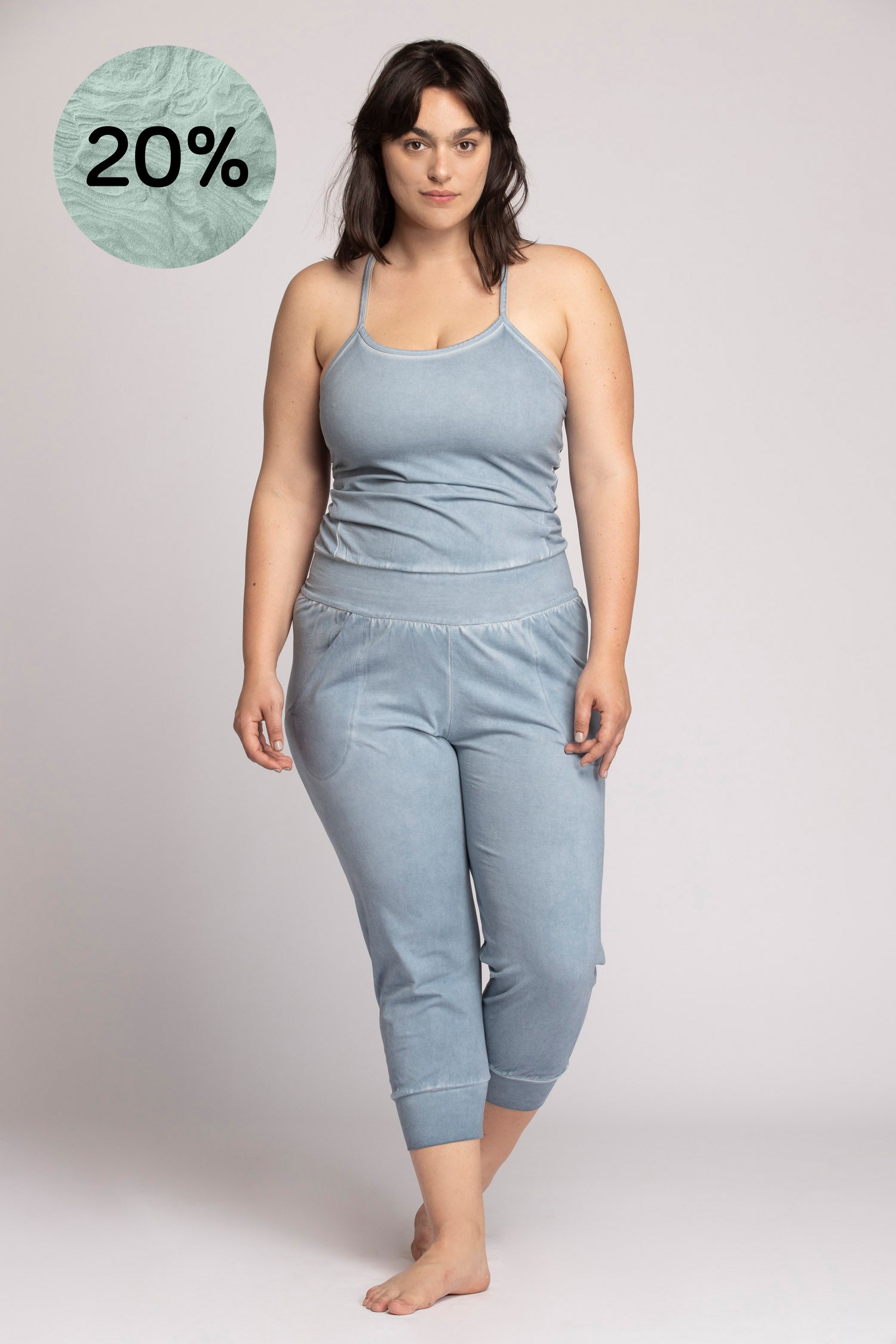Stonewash Yoga Jumpsuit