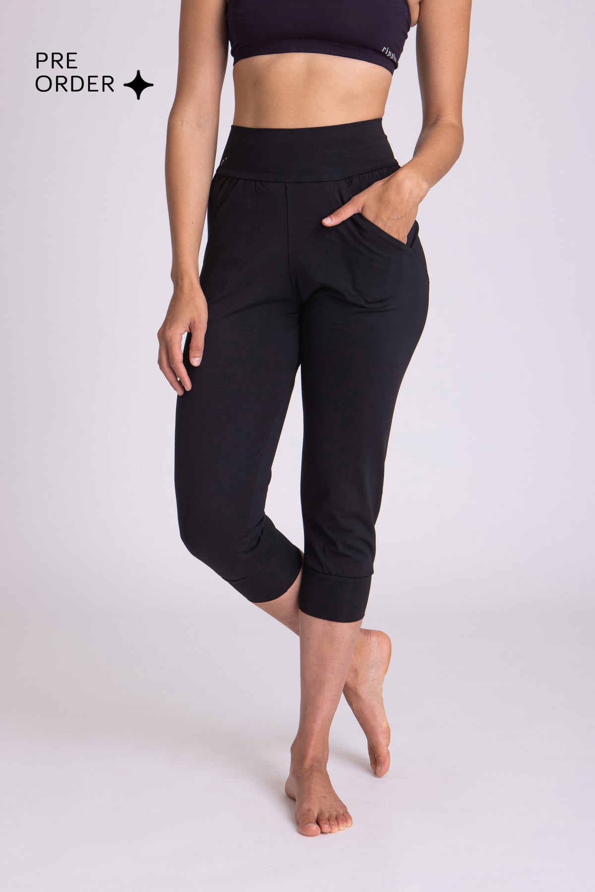 PRE-ORDER Organic Cotton Slouchy Capri Pants