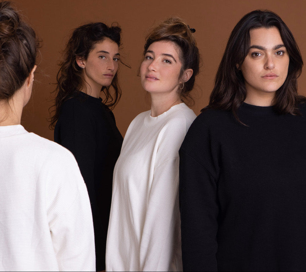 natural winter Ripple yoga wear for women