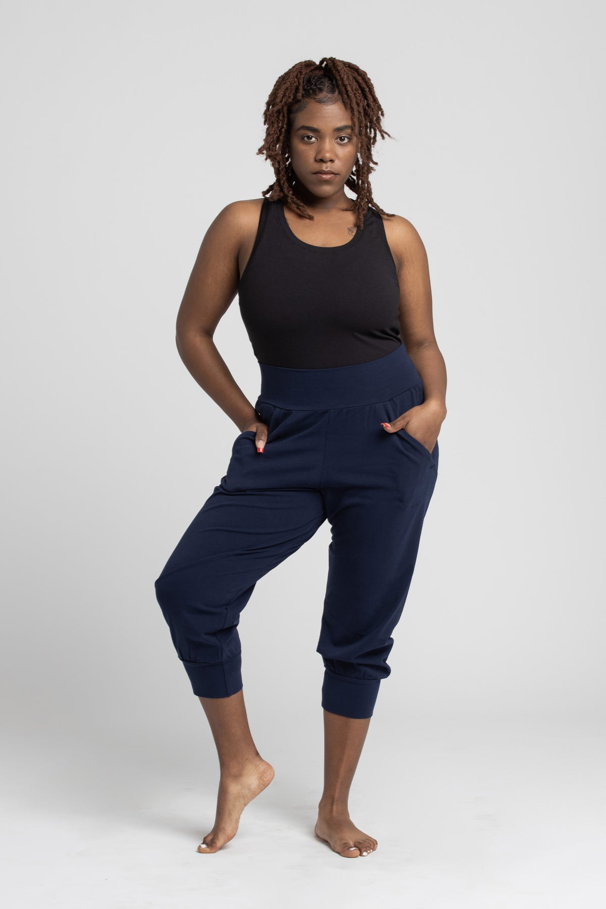I&#39;mPerfect Organic Cotton Slouchy Capri Pants 50%off