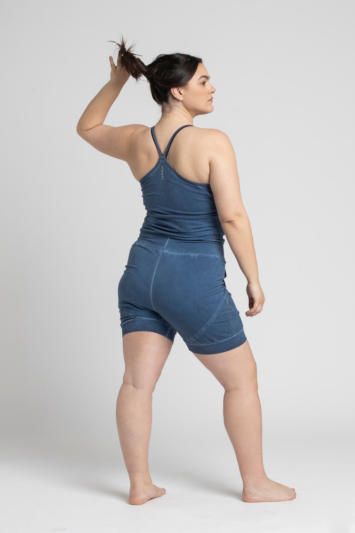 I&#39;mPerfect Stonewash Short Yoga Jumpsuit 35%off
