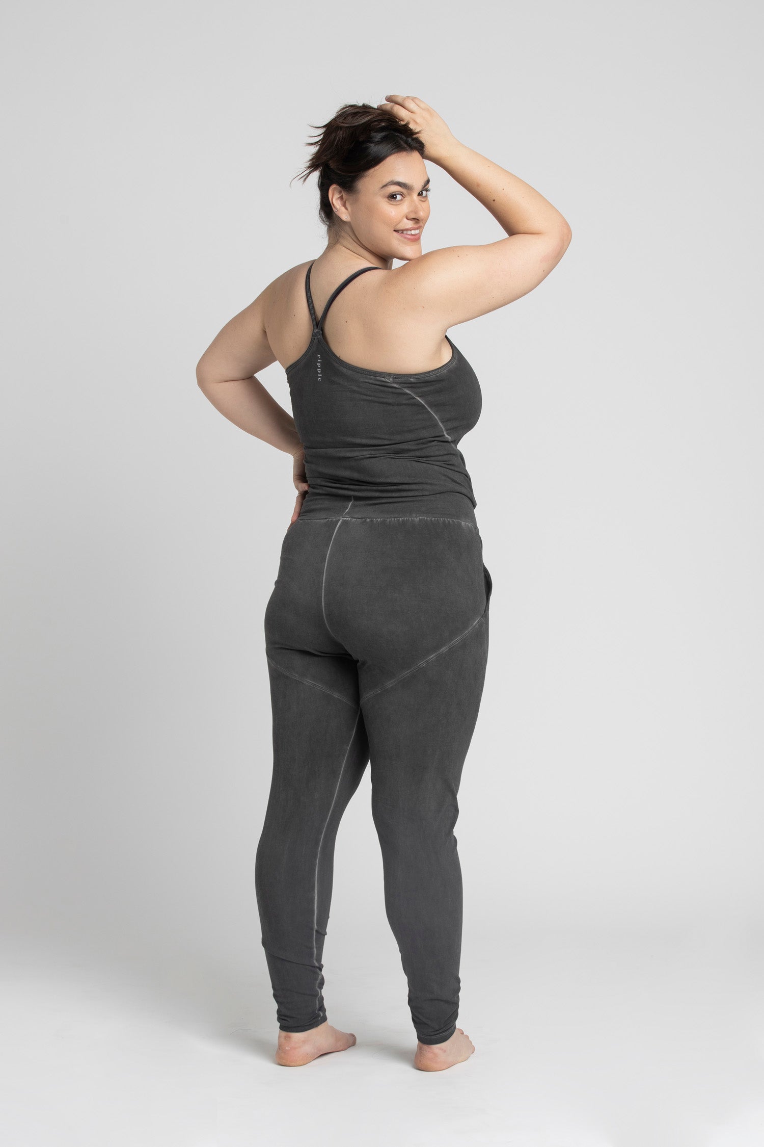 I'mPerfect Stonewash Long Jumpsuit 35%off