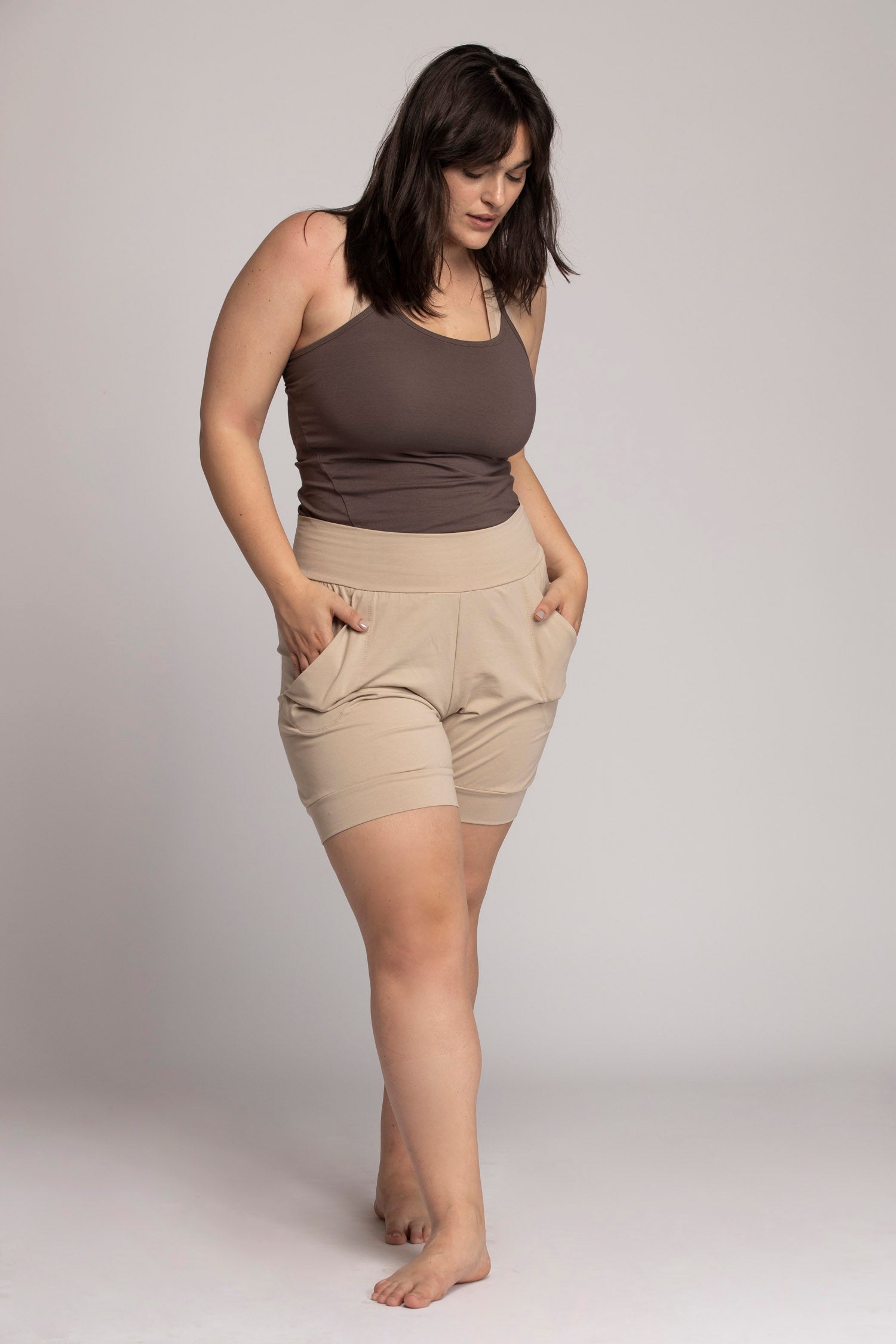 I'mPerfect Organic Cotton Slouchy Shorts 50%off