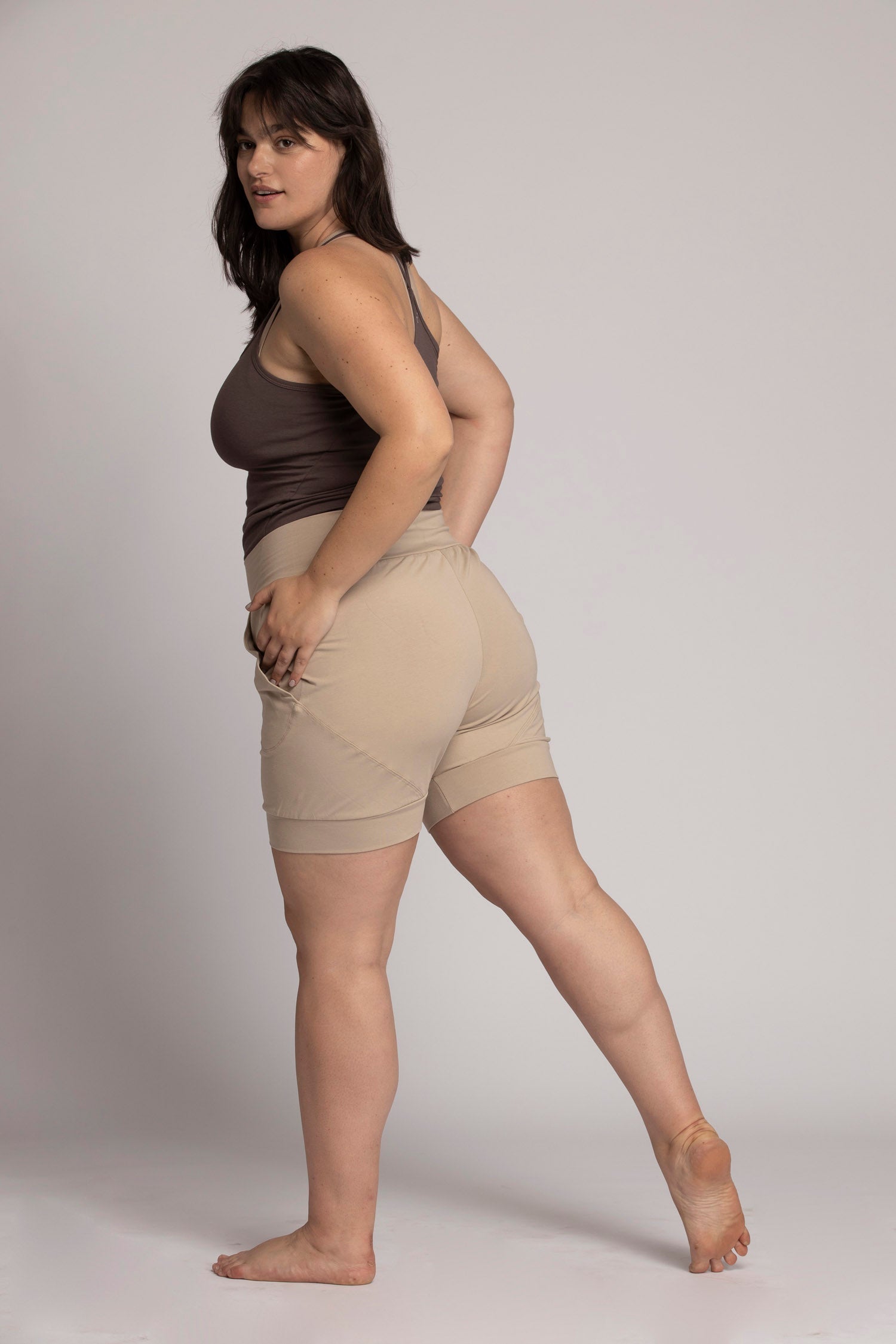I'mPerfect Organic Cotton Slouchy Shorts 50%off