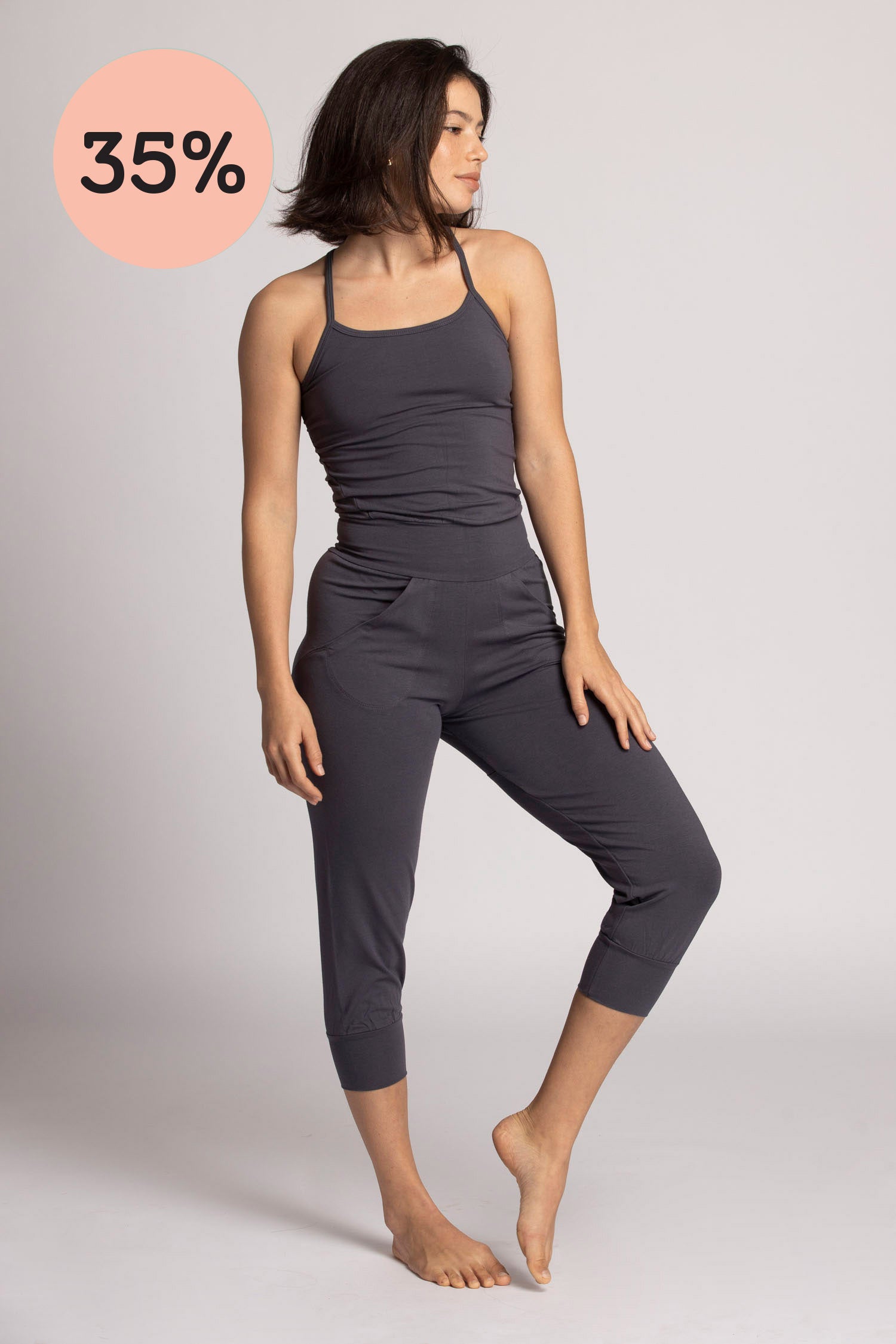 I'mPerfect Organic Cotton Yoga Jumpsuit 35%off