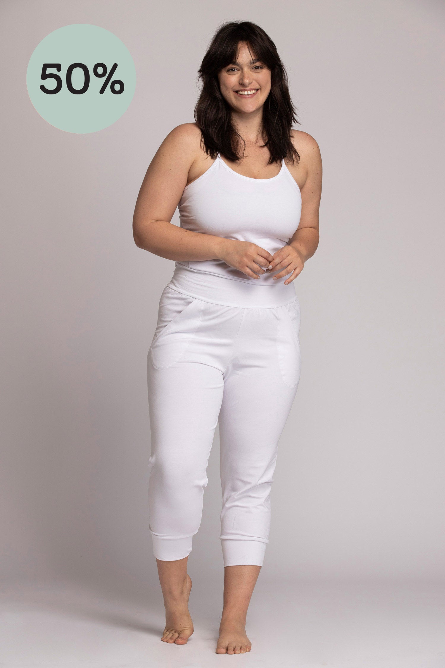 I'mPerfect Organic Cotton Yoga Jumpsuit 50%off