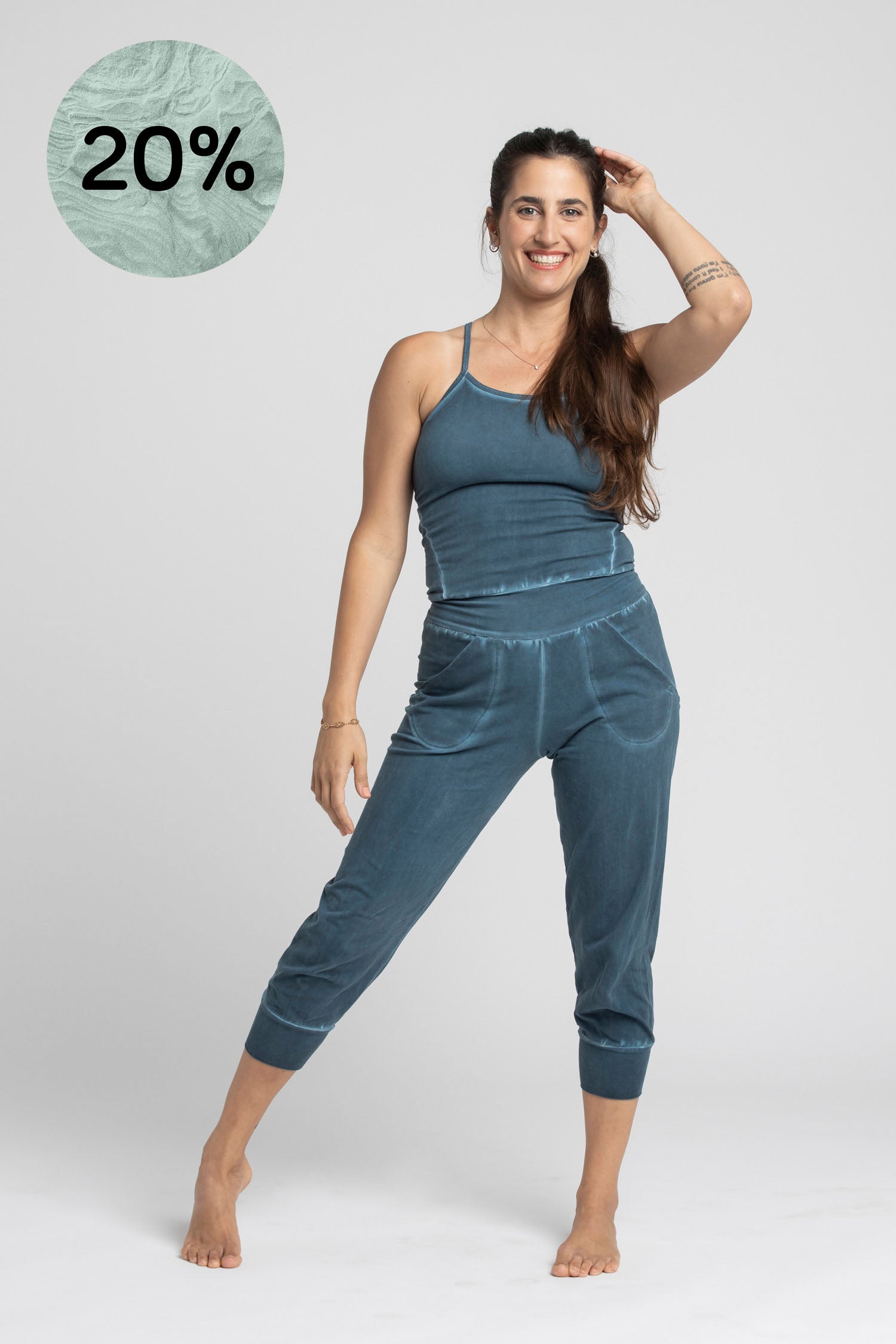 Stonewash Yoga Jumpsuit