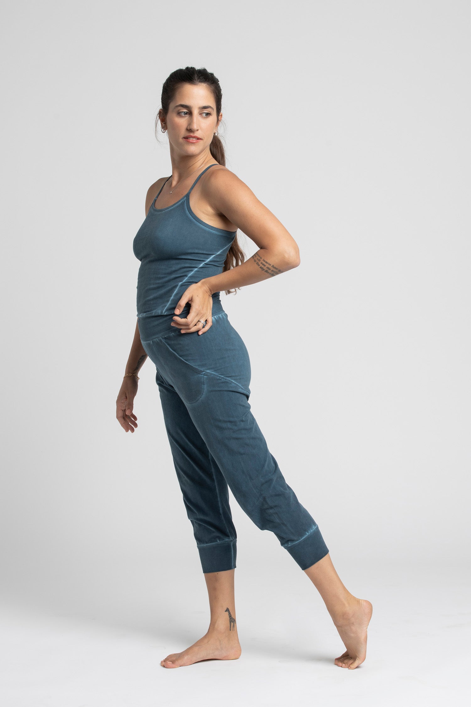 I'mPerfect Stonewash Yoga Jumpsuit 50%off