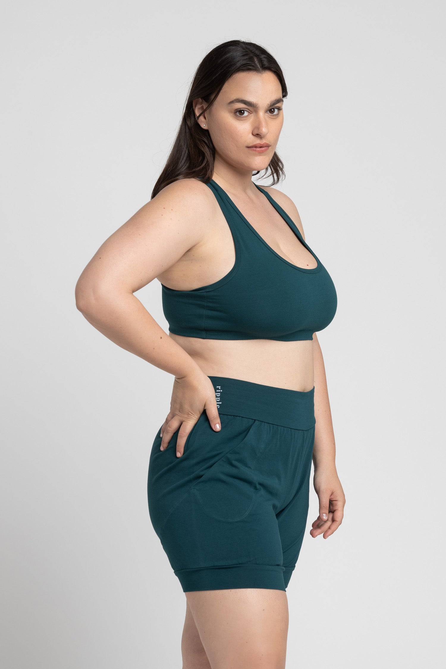 Organic Cotton Racer-Back Bra