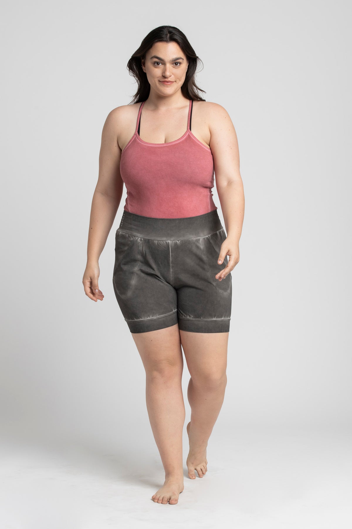 I&#39;mPerfect Stonewash Slouchy Yoga Shorts 25%off