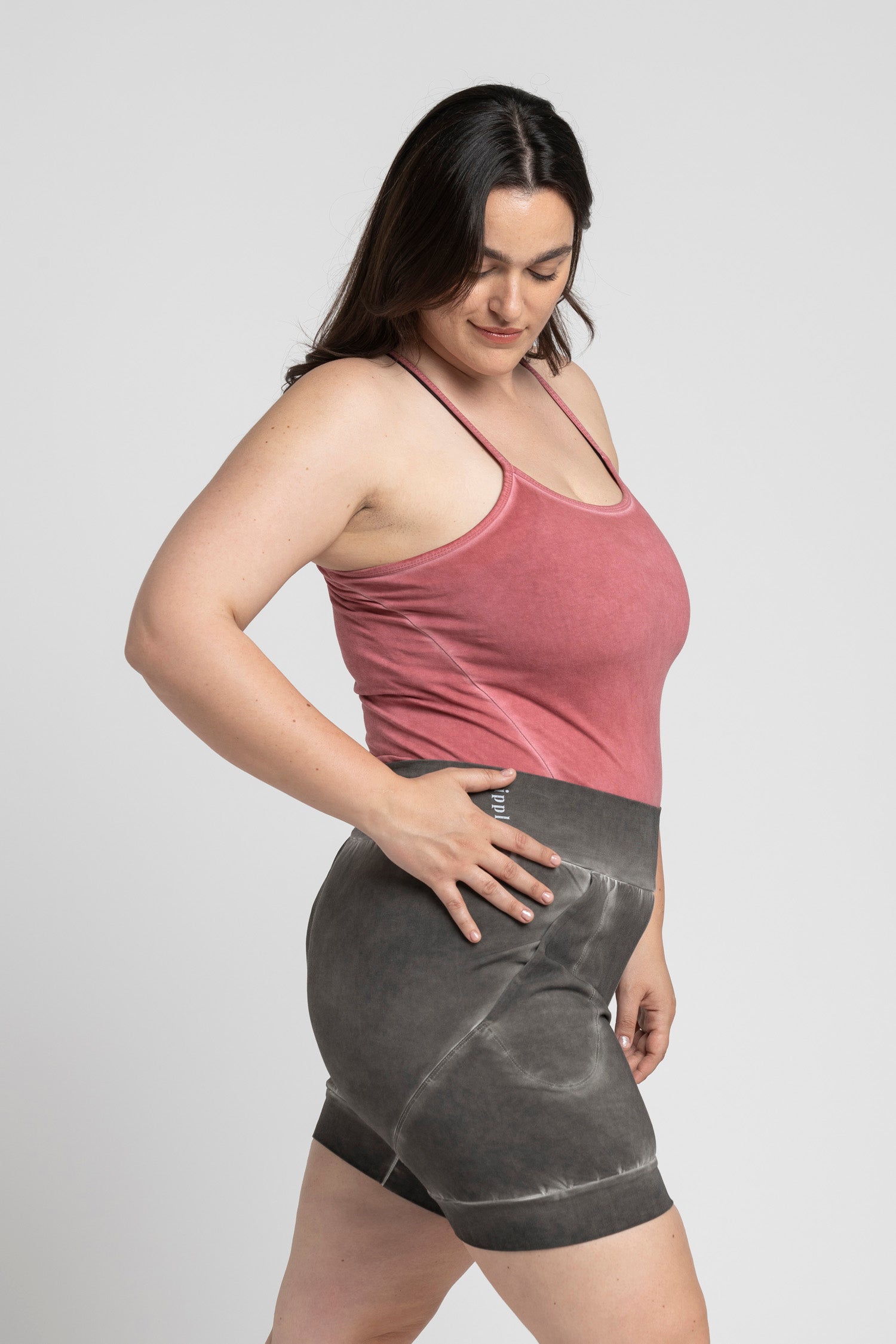 I'mPerfect Stonewash Criss Cross Tank Top 50%off