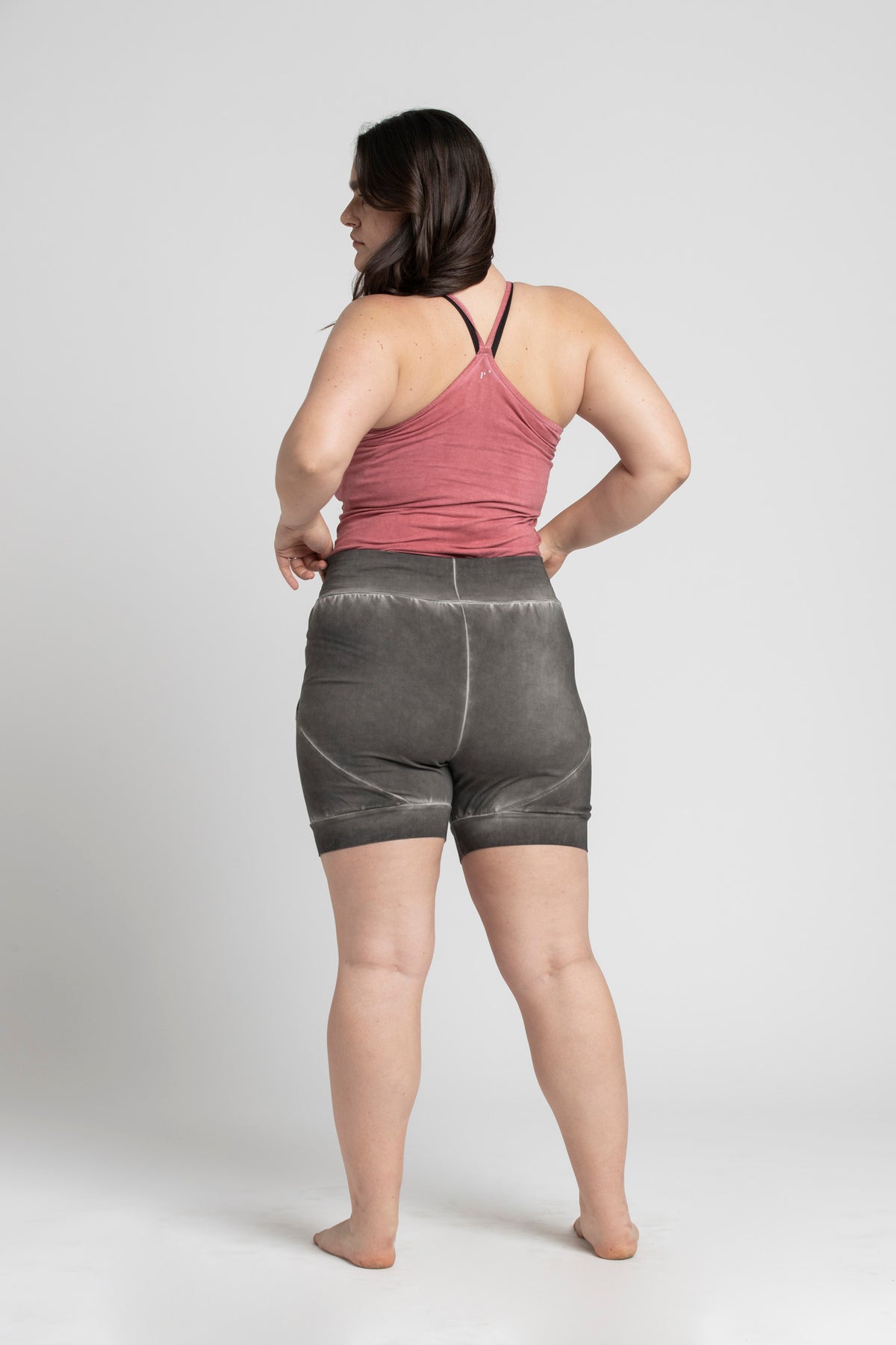 I&#39;mPerfect Stonewash Slouchy Yoga Shorts 25%off