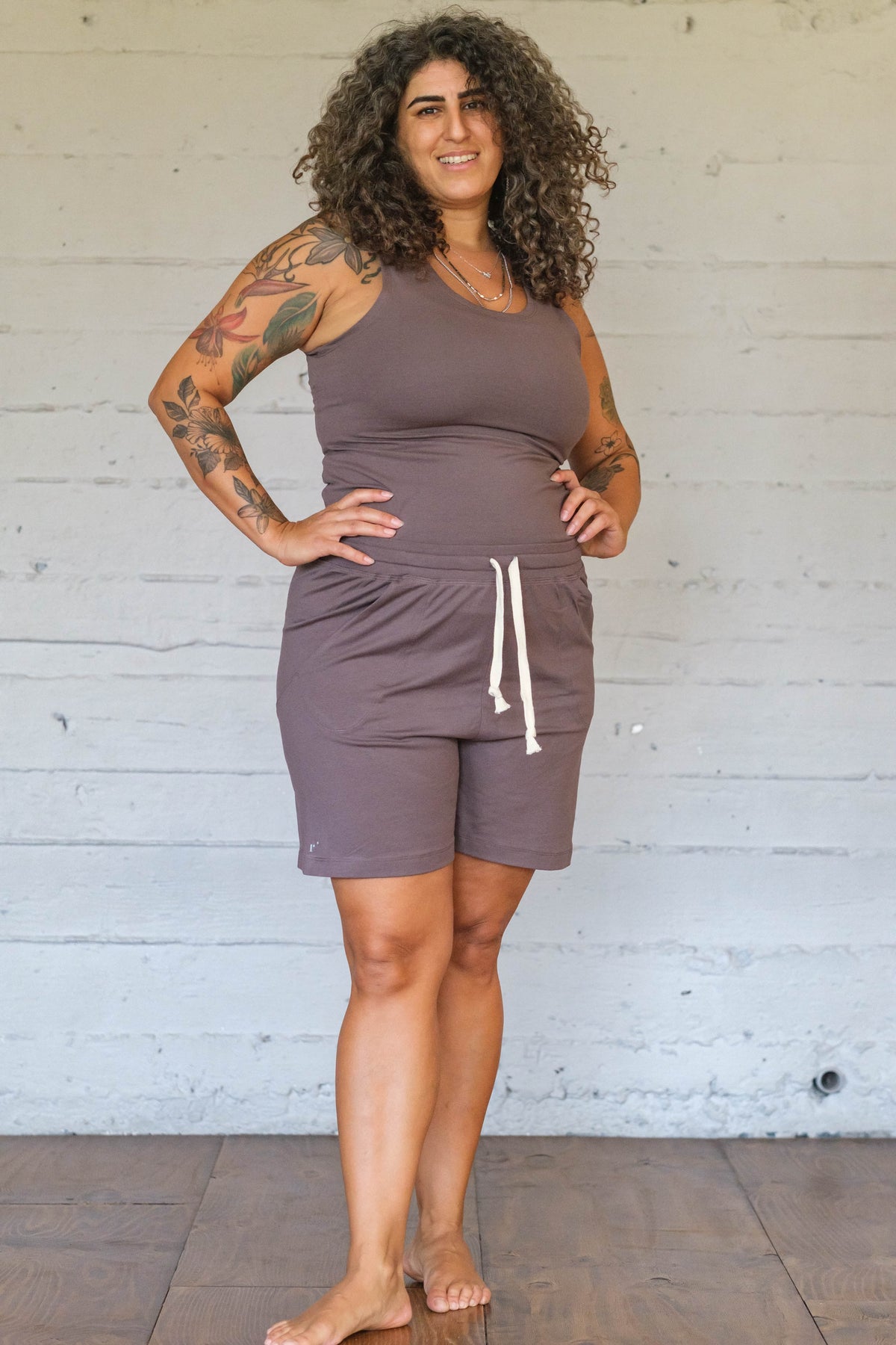 Soft Madal V Back Tank Top