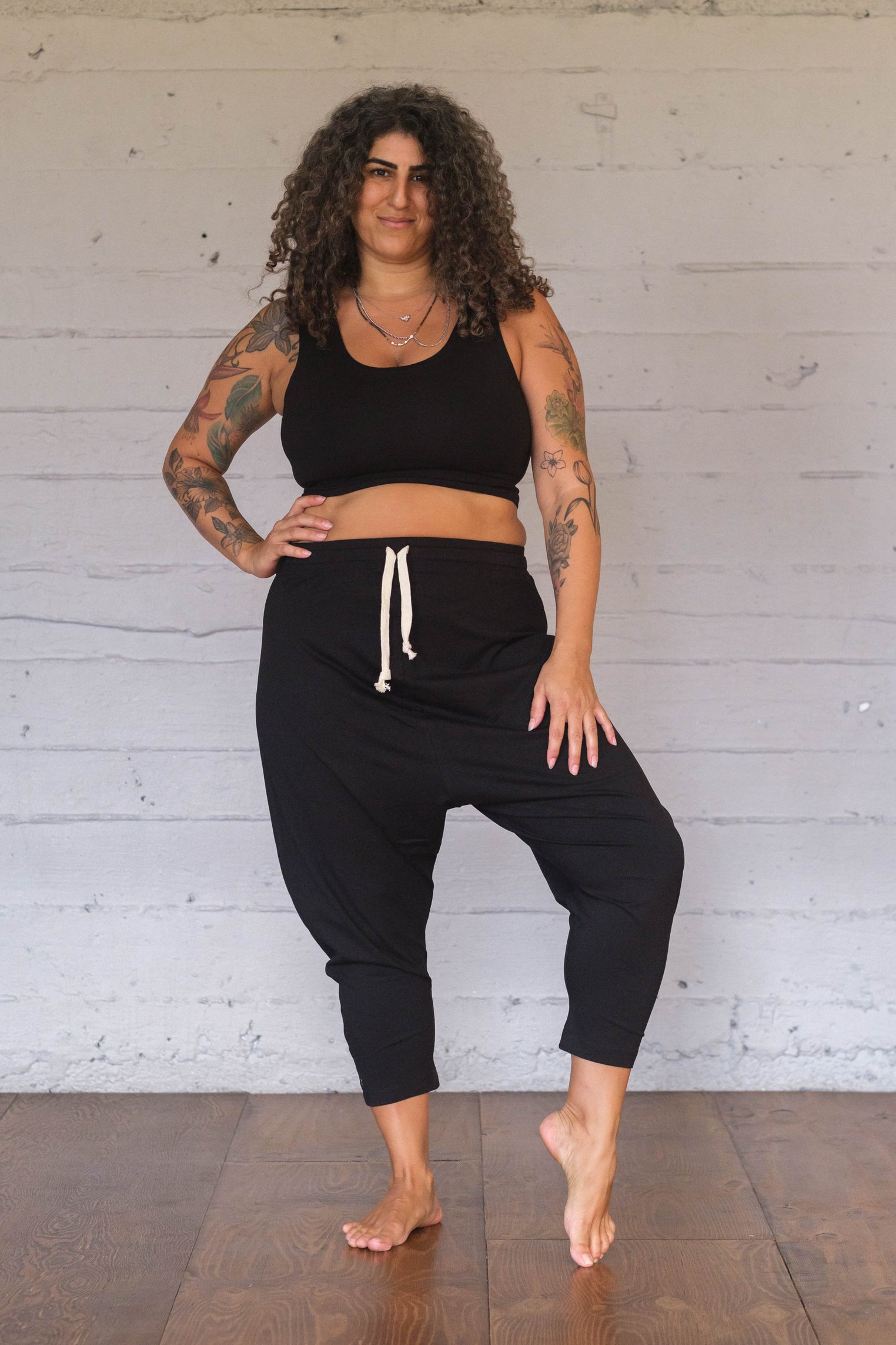 Soft Modal Harem Joggers