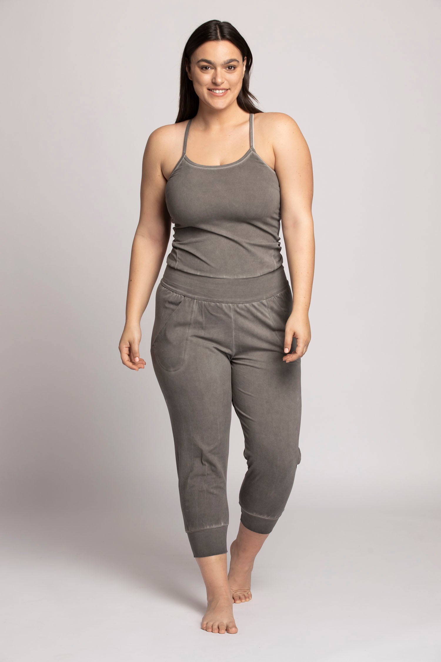 Stonewash Yoga Jumpsuit