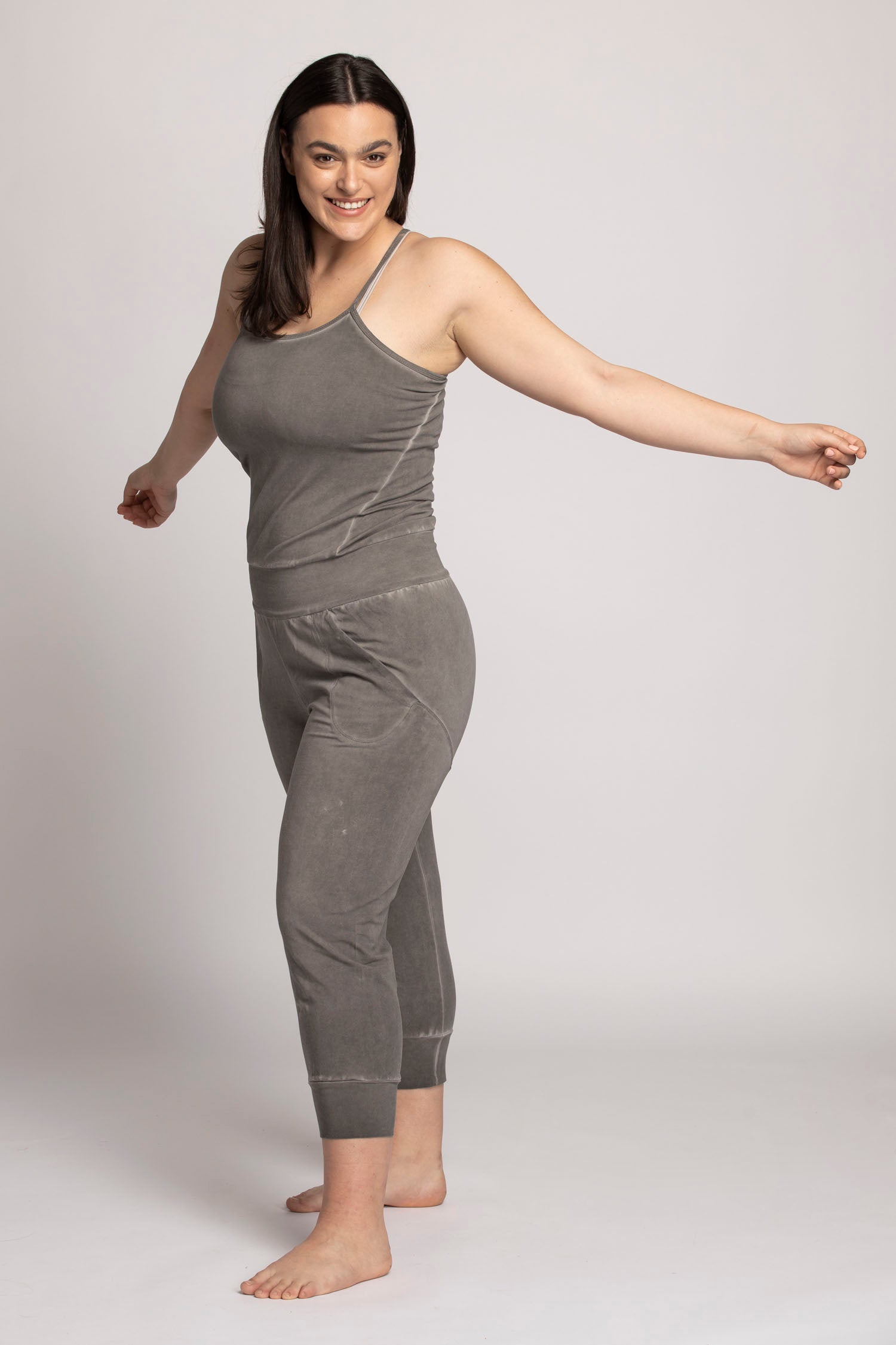 Stonewash Yoga Jumpsuit