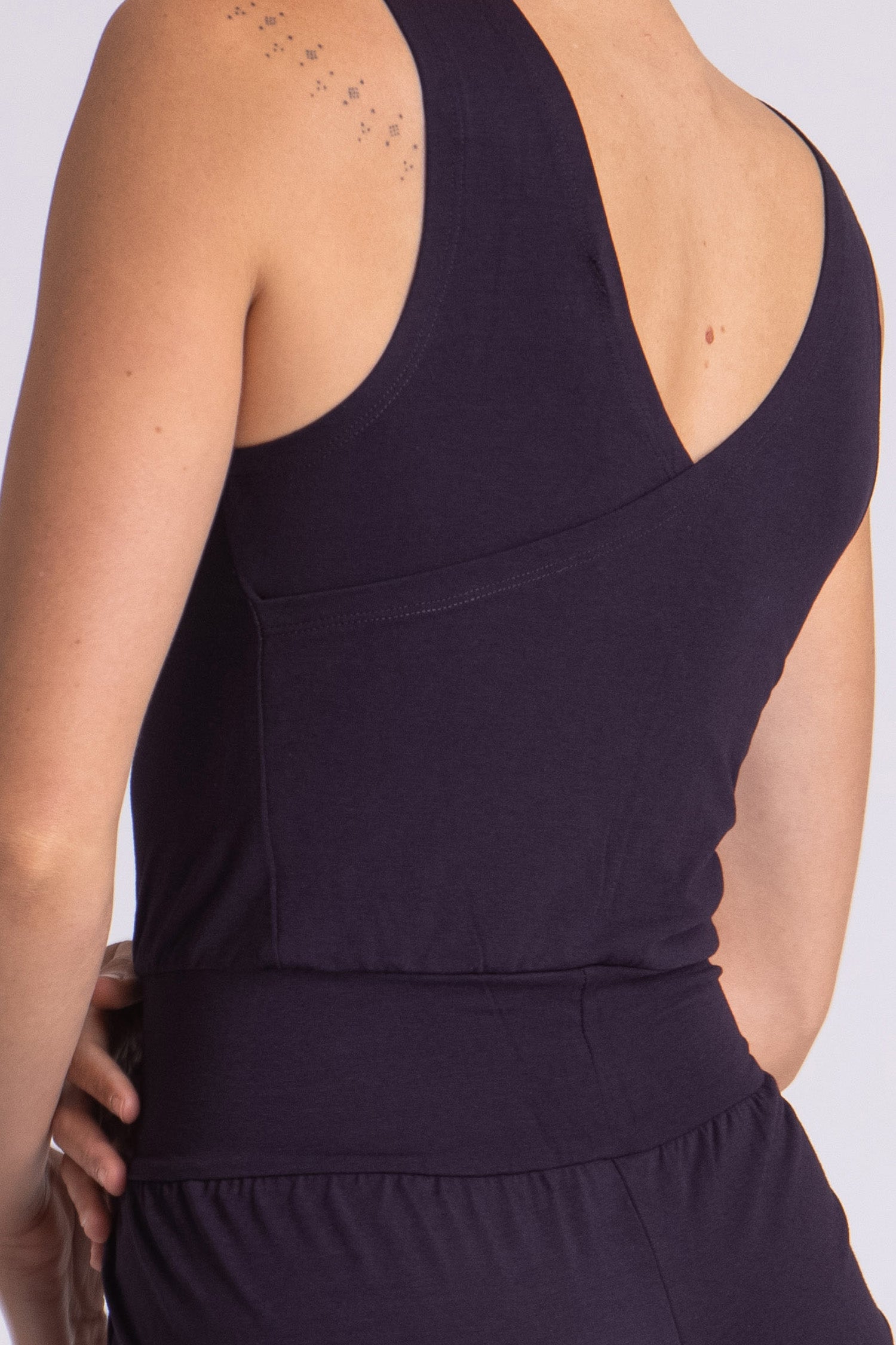 V Back Jumpsuit  Ripple Yoga Wear