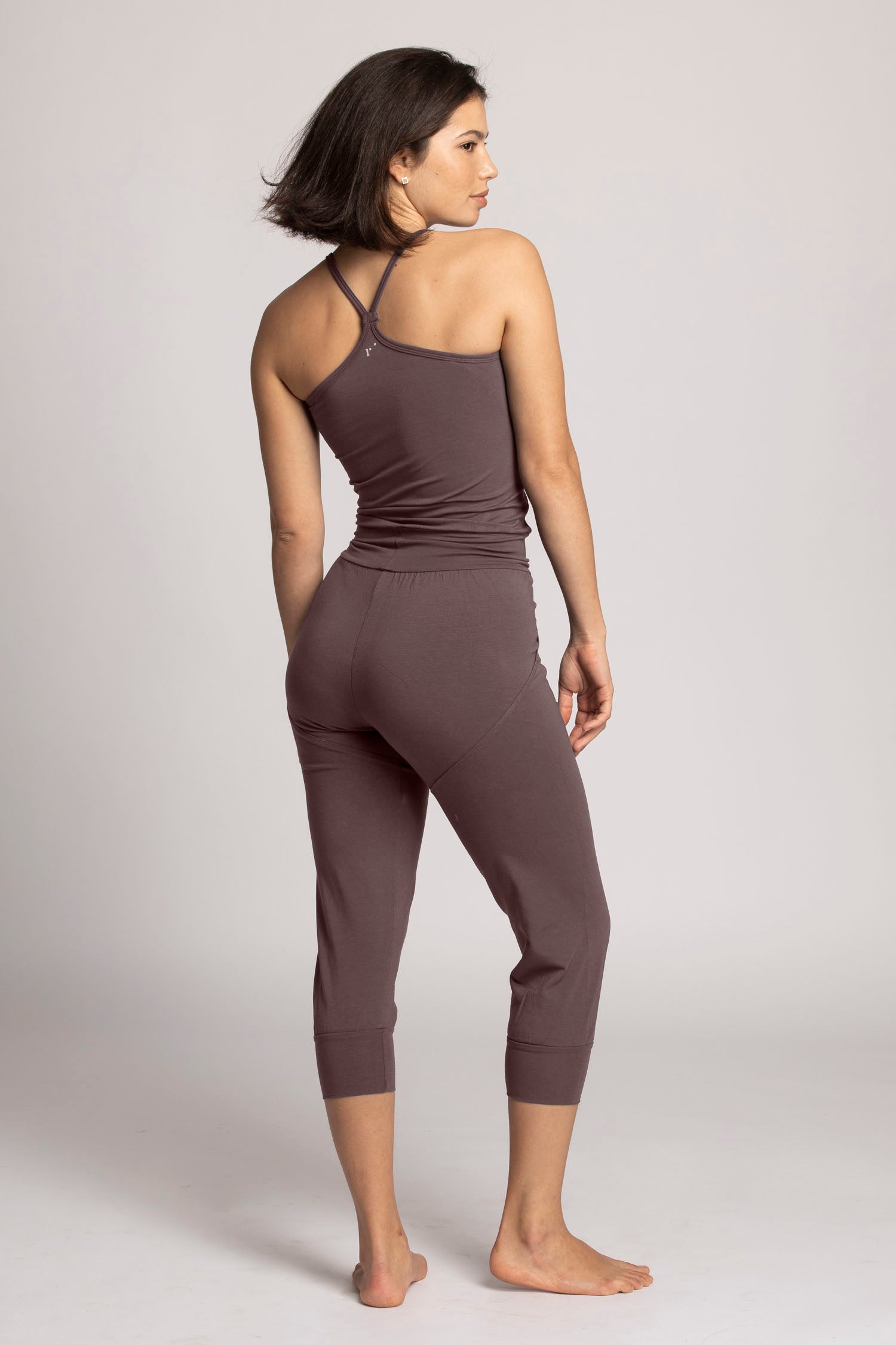 Rust Yoga Jumpsuit with Pockets