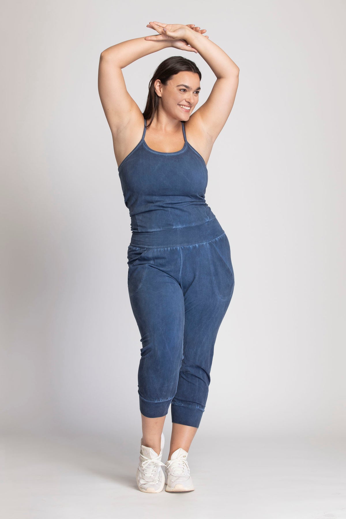 I&#39;mPerfect Stonewash Yoga Jumpsuit 50%off