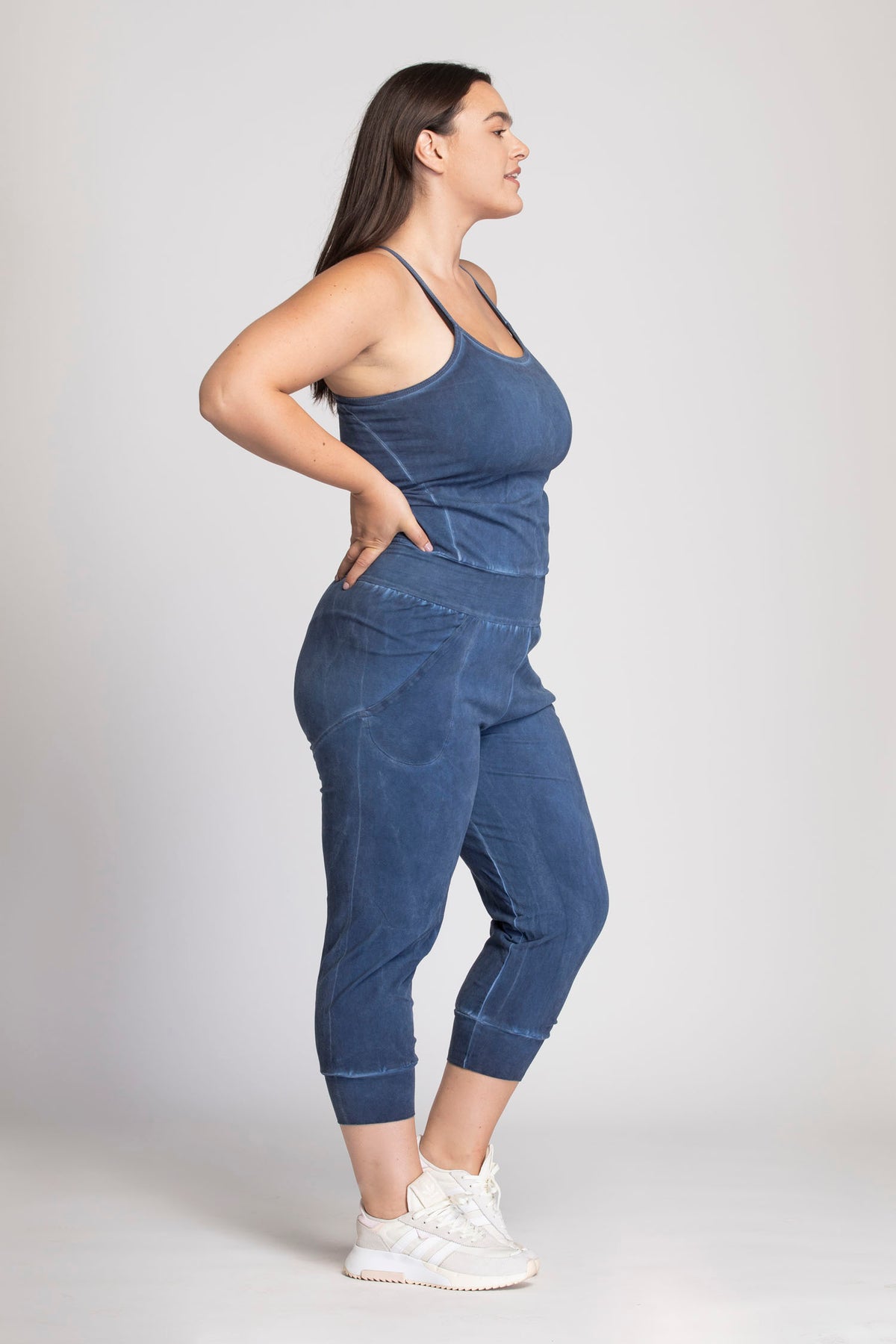 I&#39;mPerfect Stonewash Yoga Jumpsuit 50%off