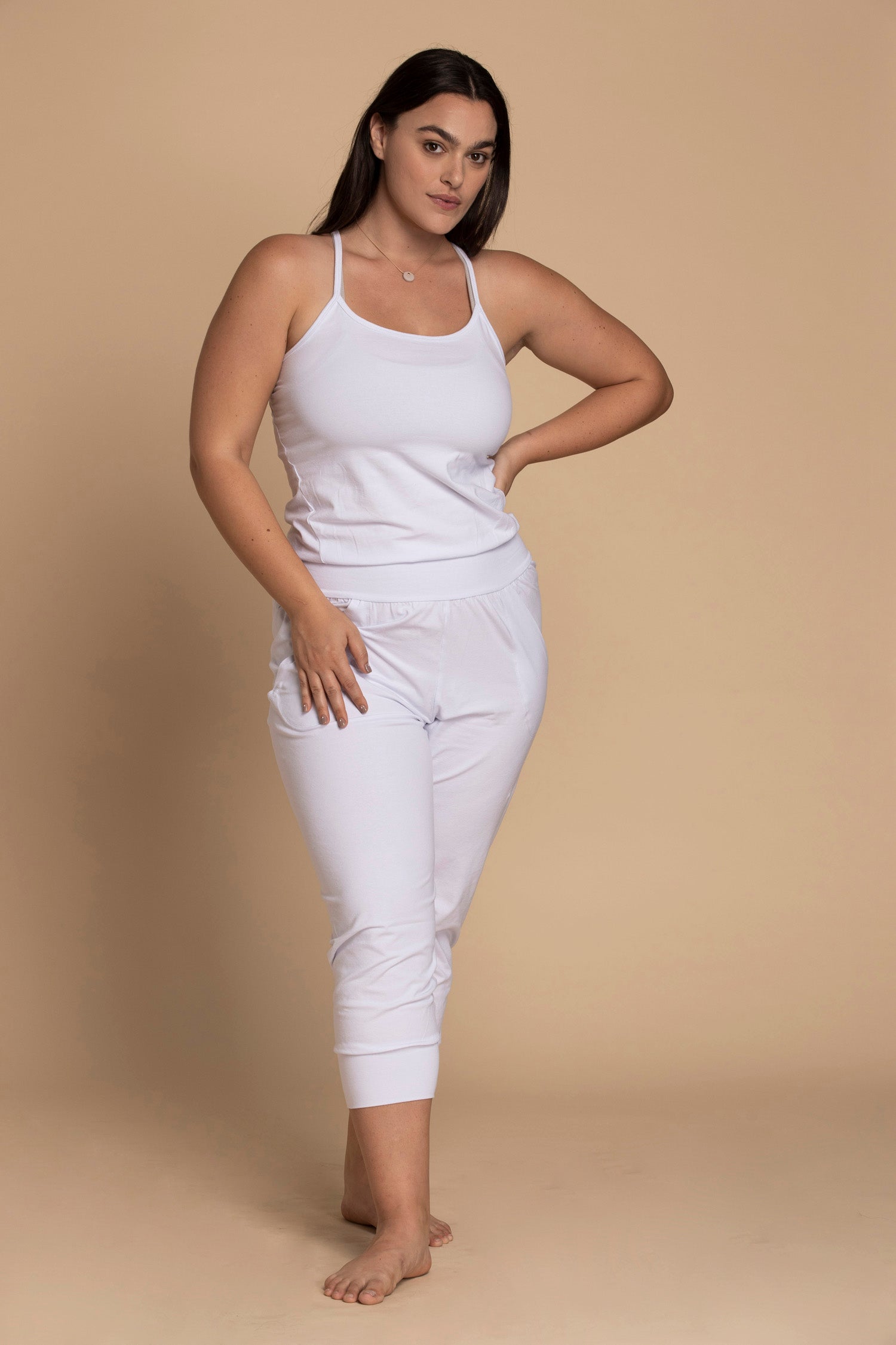 Pure White Yoga Jumpsuit