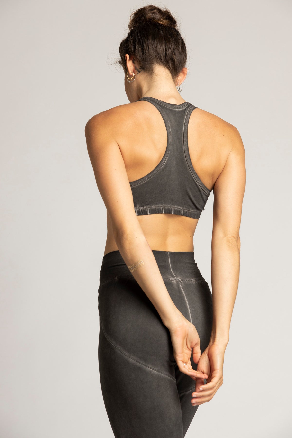 Stonewash Racer-Back Bra