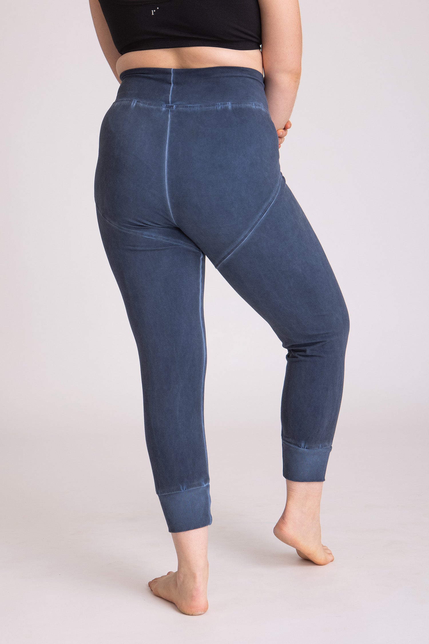 Ribbed Cuff Yoga Pants