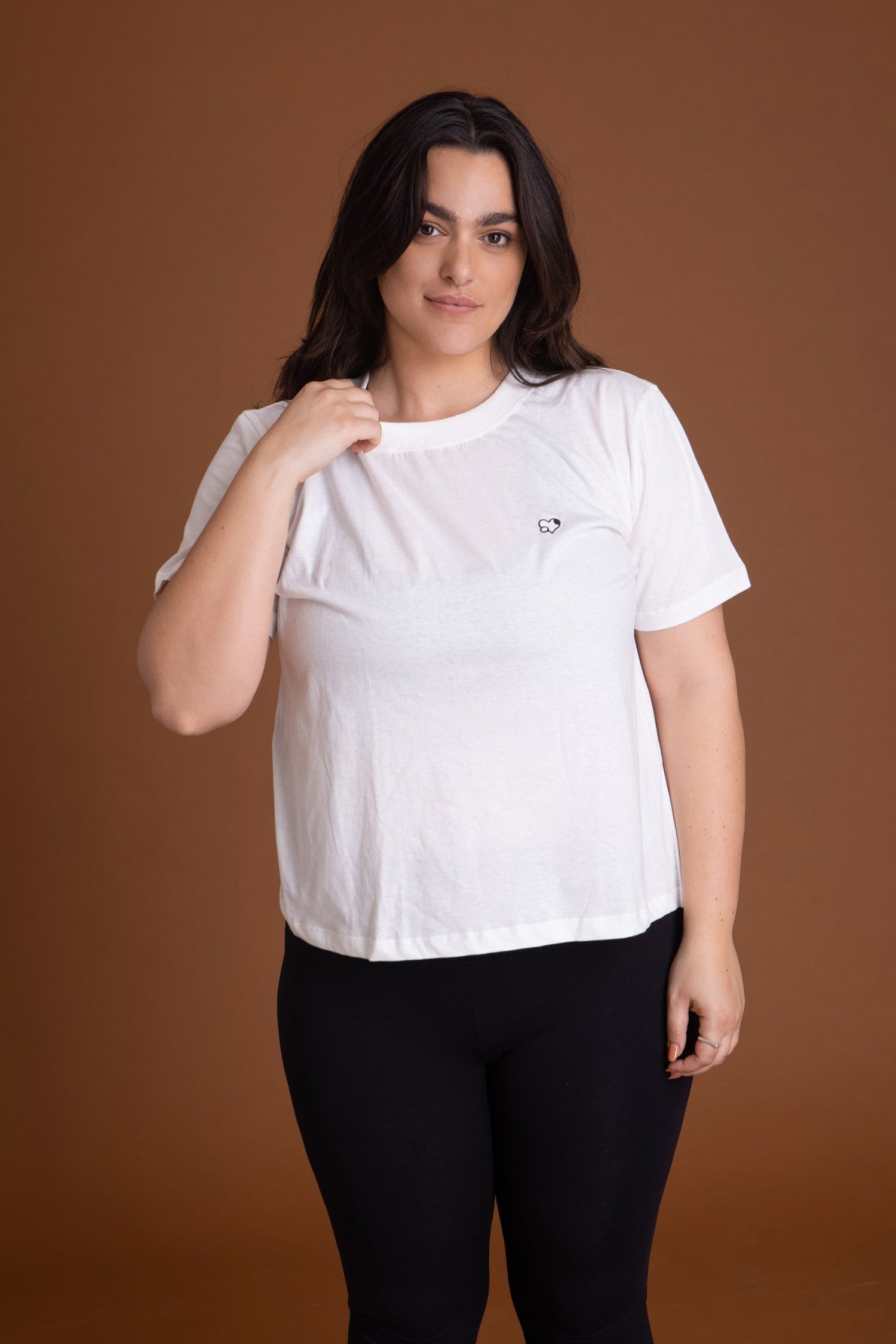 I'mPerfect 100% Cotton Crew Neck T-Shirt 35%off