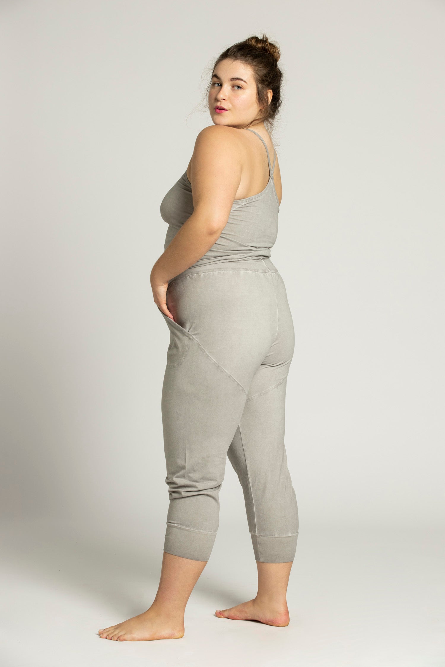 I'mPerfect Stonewash Yoga Jumpsuit 35%off
