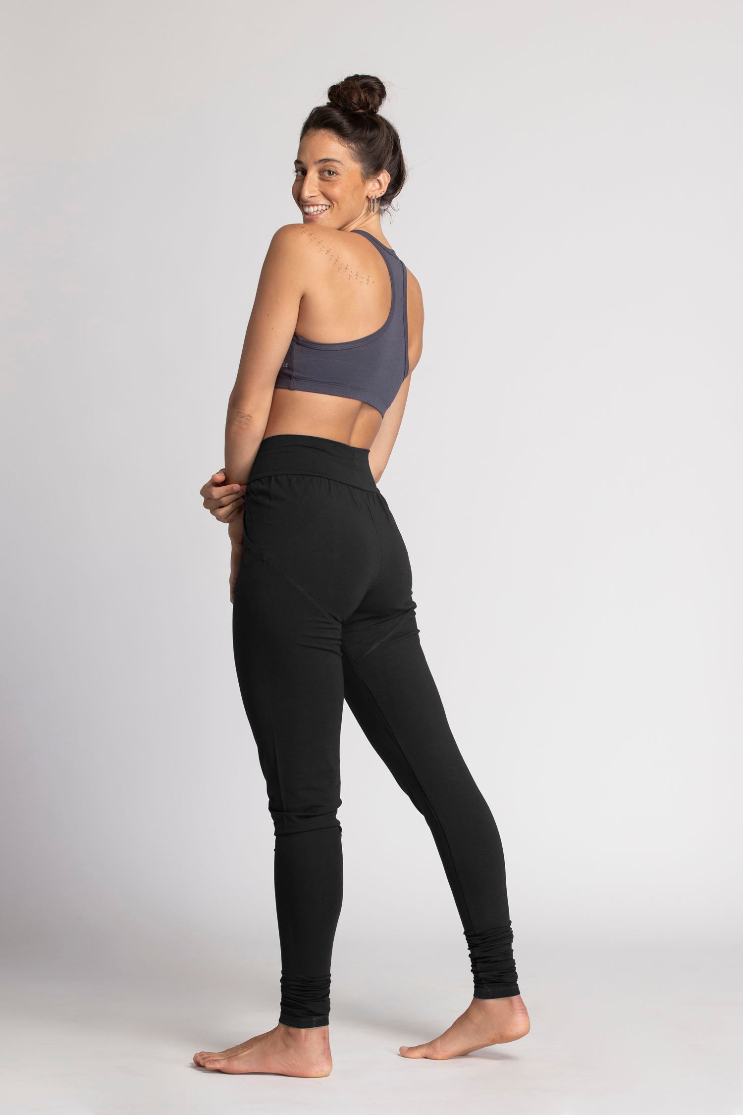 Organic Cotton Extra Long Slouchy Pants