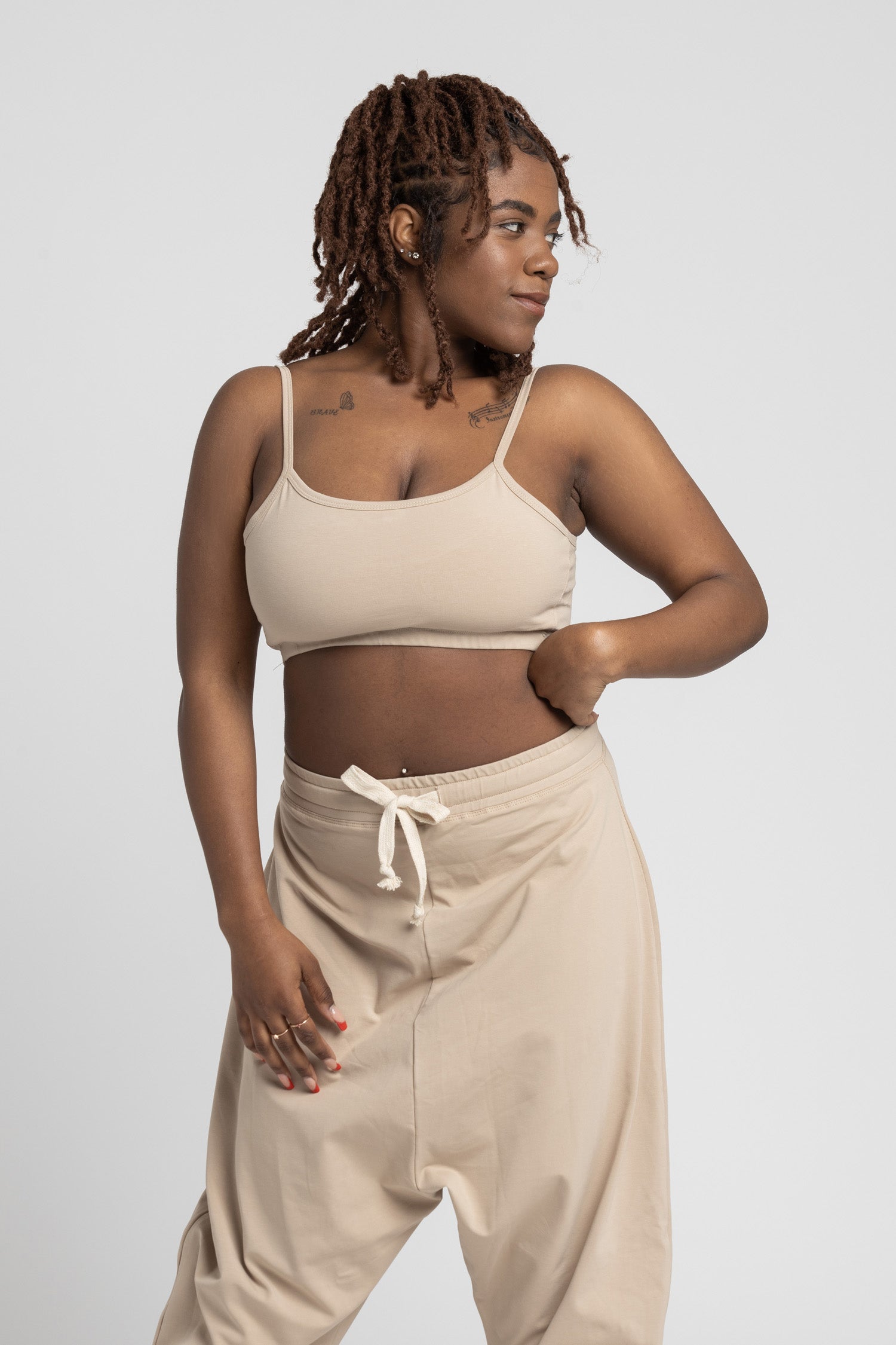 Organic Cotton Low Back Bra