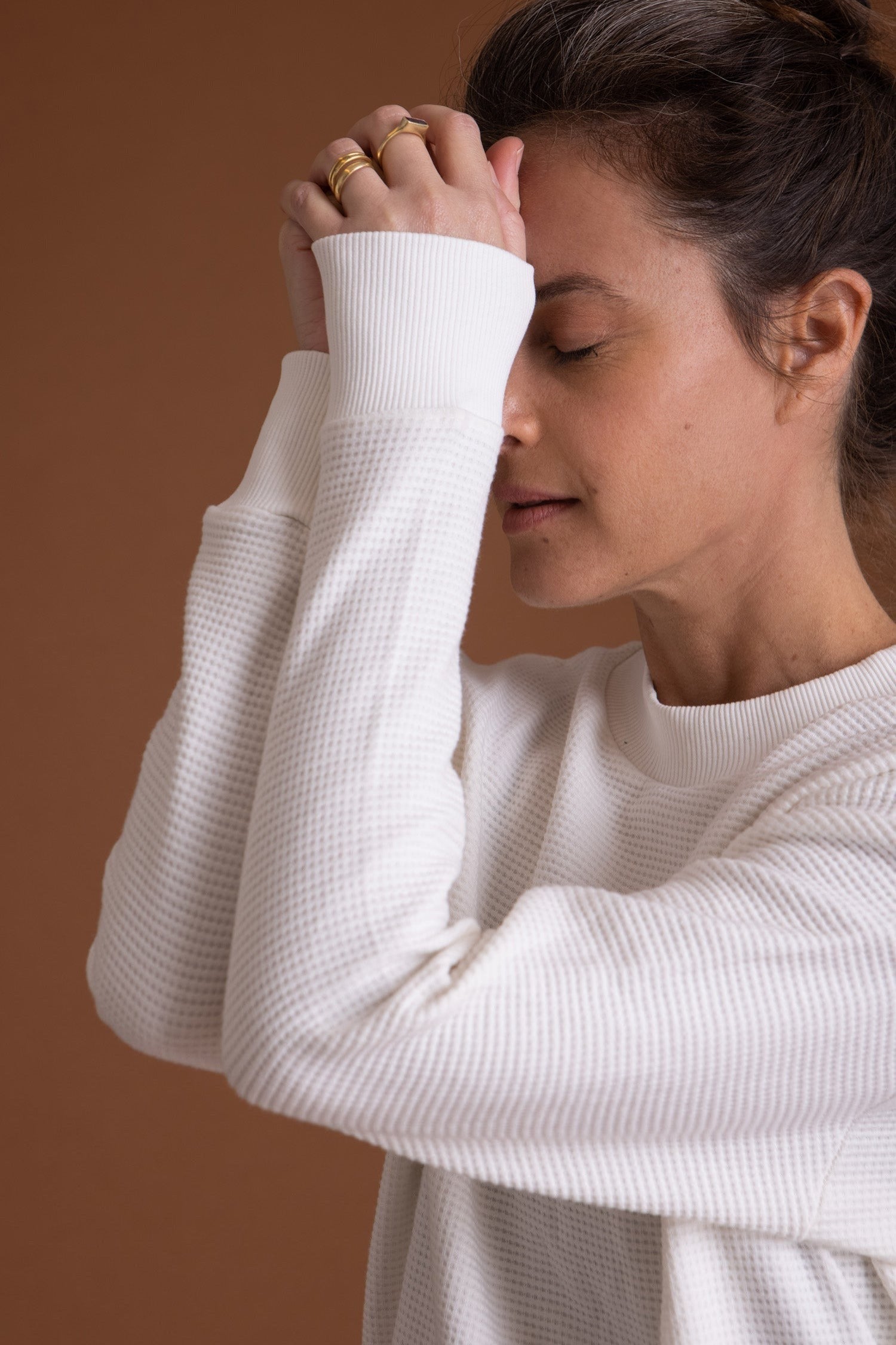 I'mPerfect Pique Sweatshirt 25%off