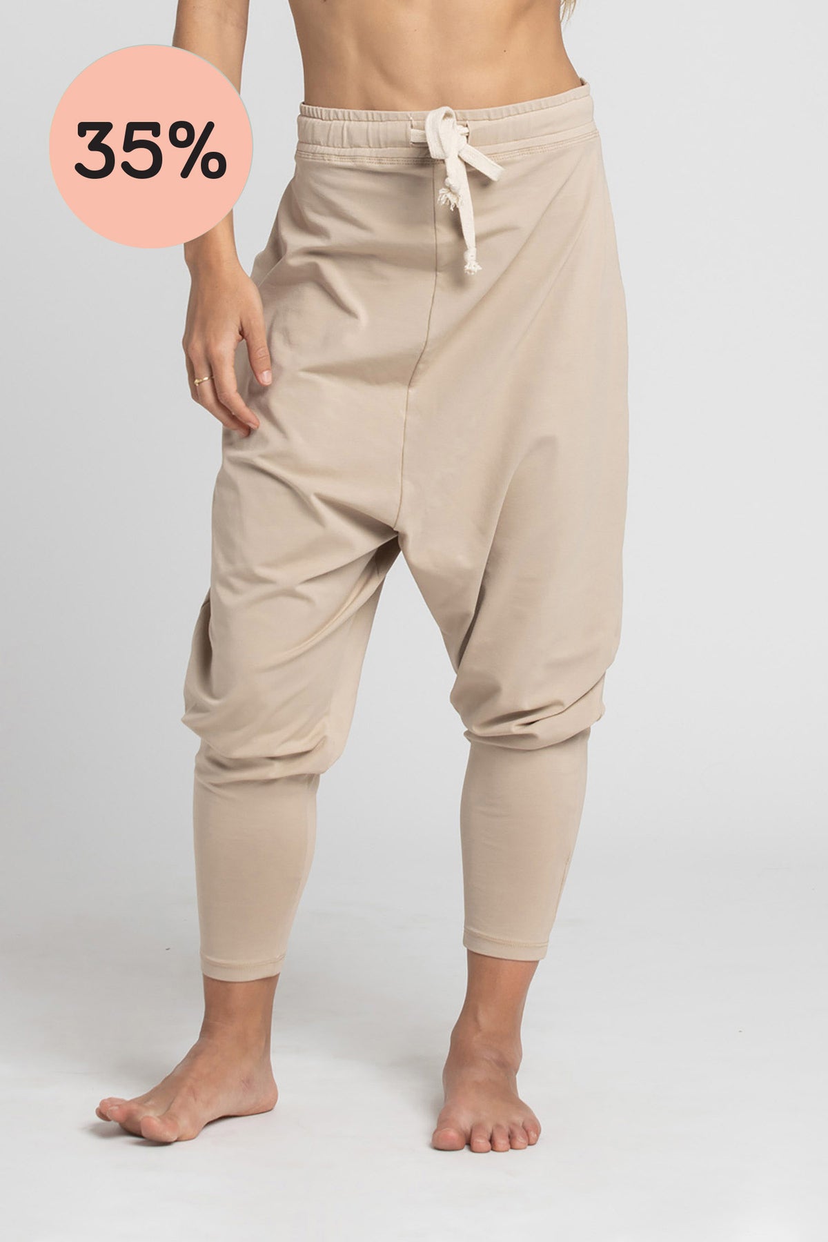 50%off I&#39;mPerfect Harem Joggers was 35%off