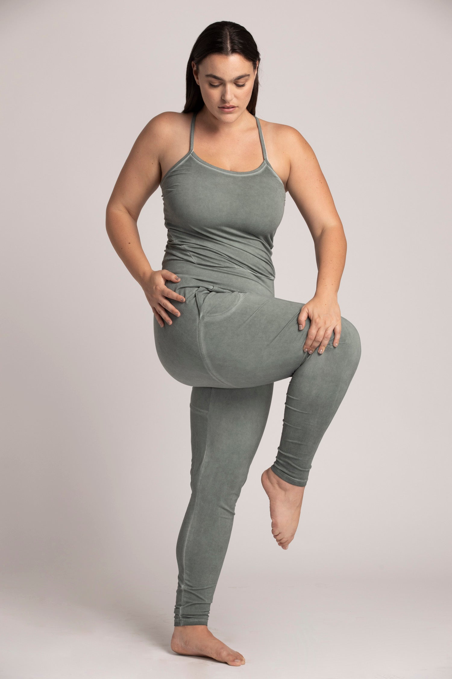 I'mPerfect Soft Stonewash Long Jumpsuit 50%off