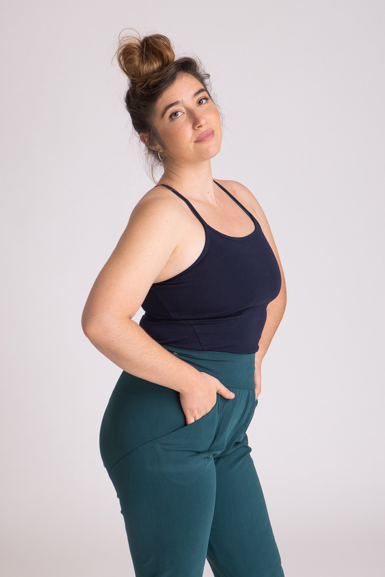 Organic Cotton Criss Cross Tank Top