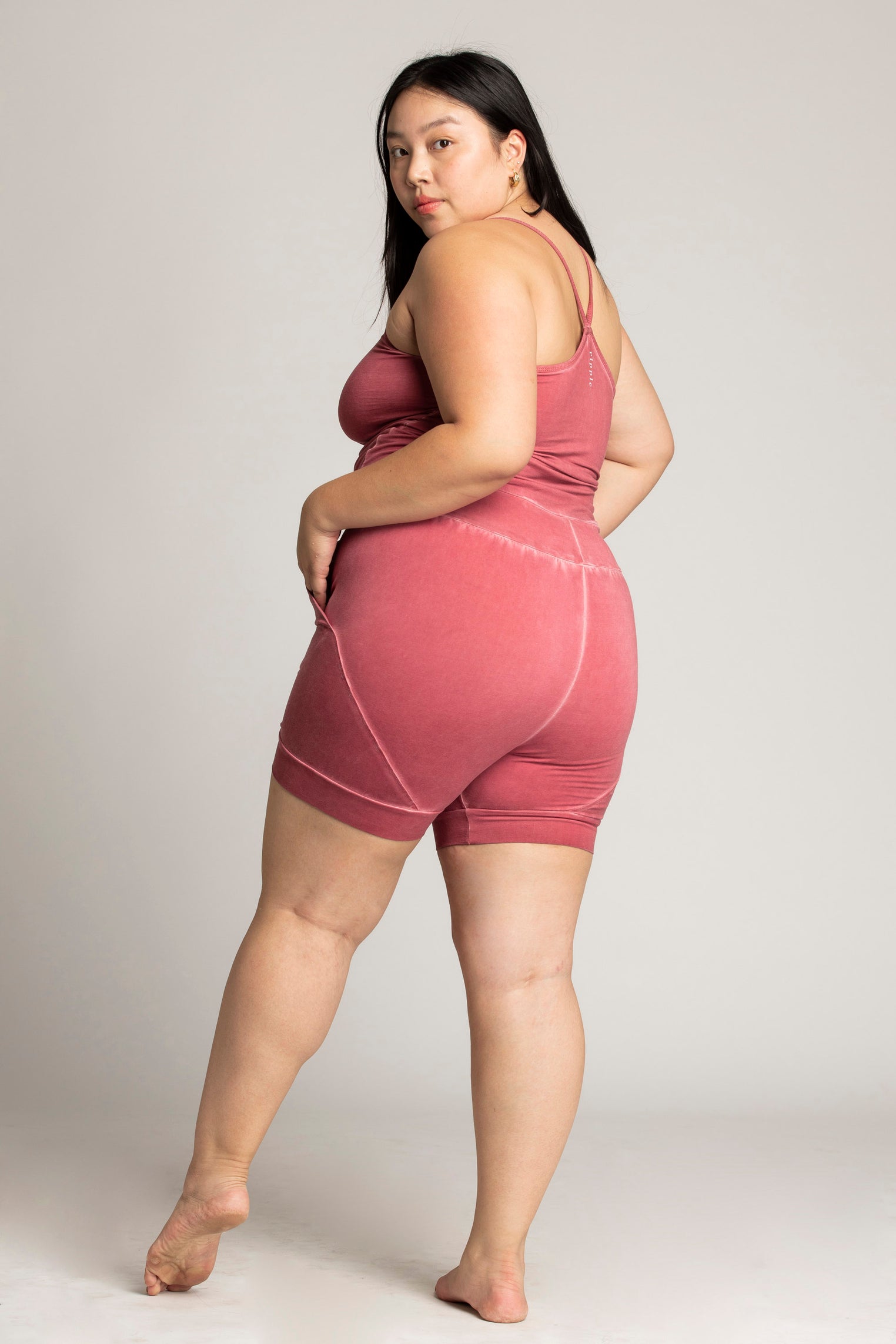 Stonewash Short Yoga Jumpsuit