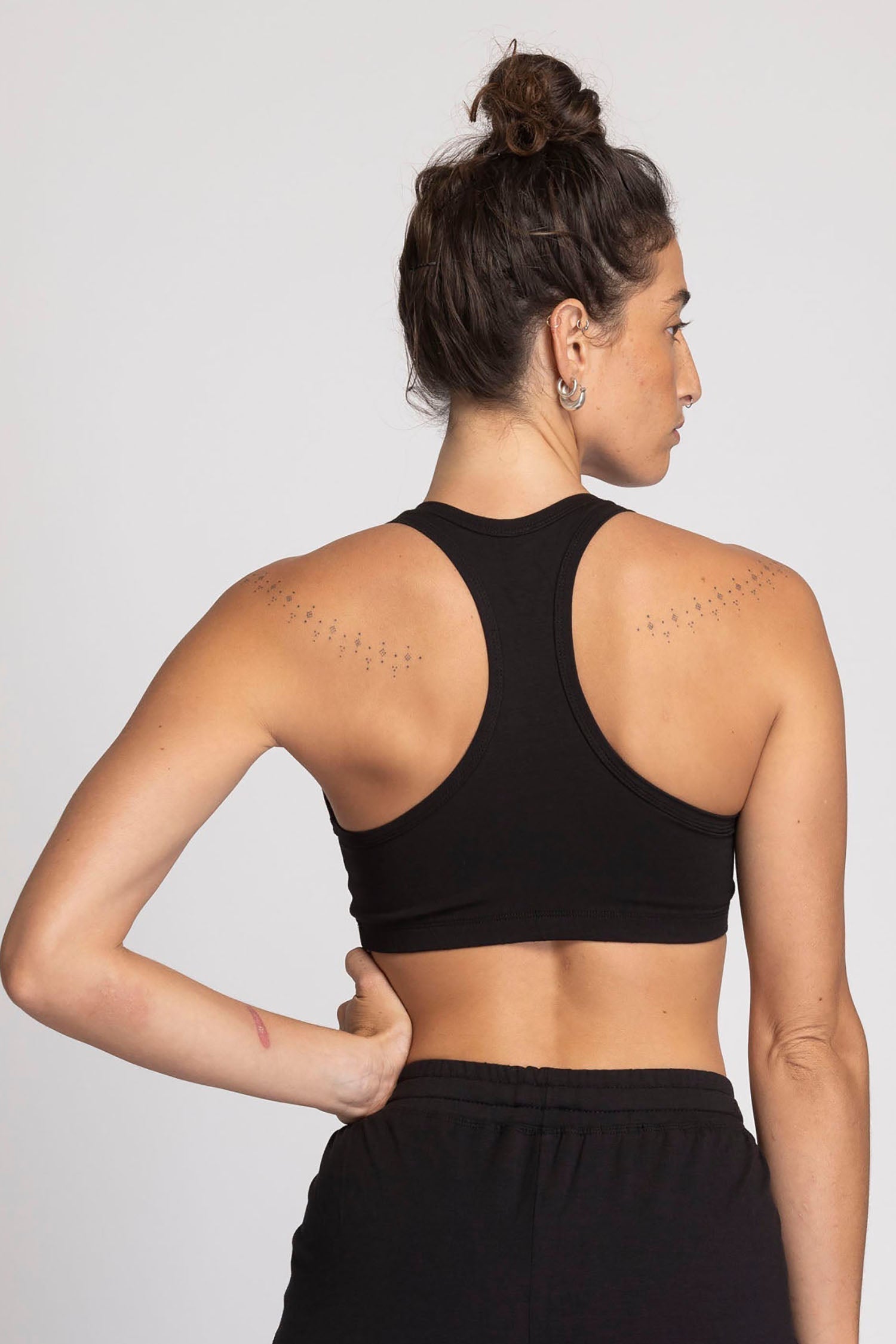 Organic Cotton Racer-Back Bra