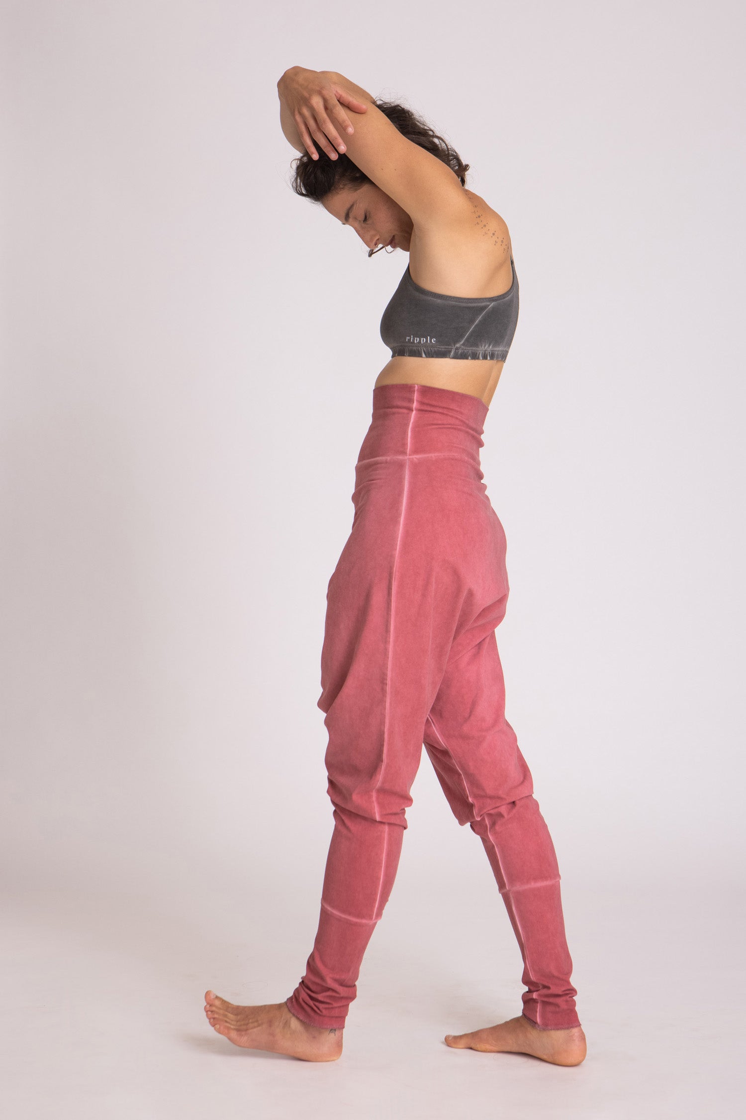Stonewash Harem Pants