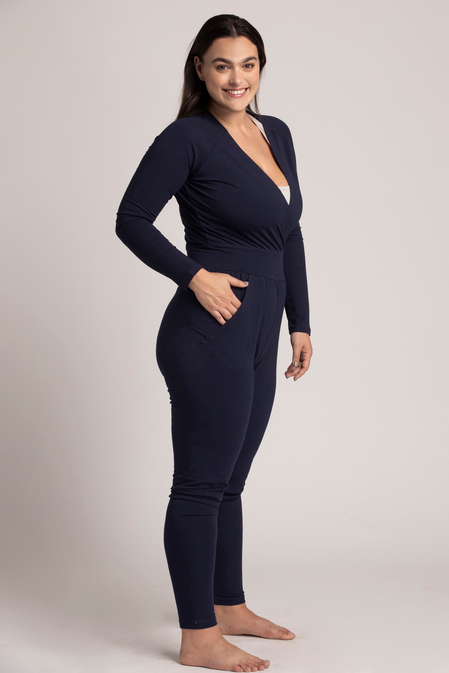 long sleeve Ripple jumpsuit