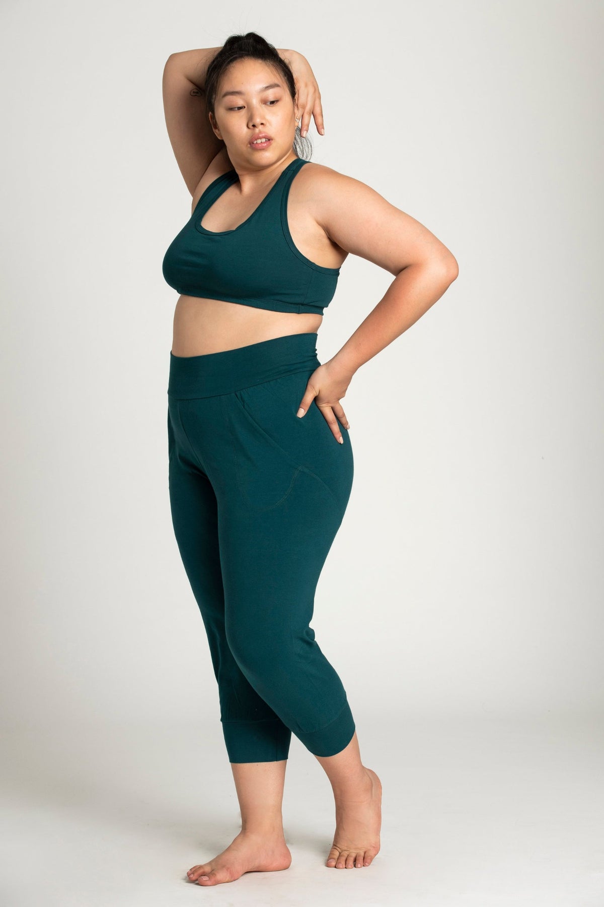 I&#39;mPerfect Organic Cotton Slouchy Capri Pants 50%off