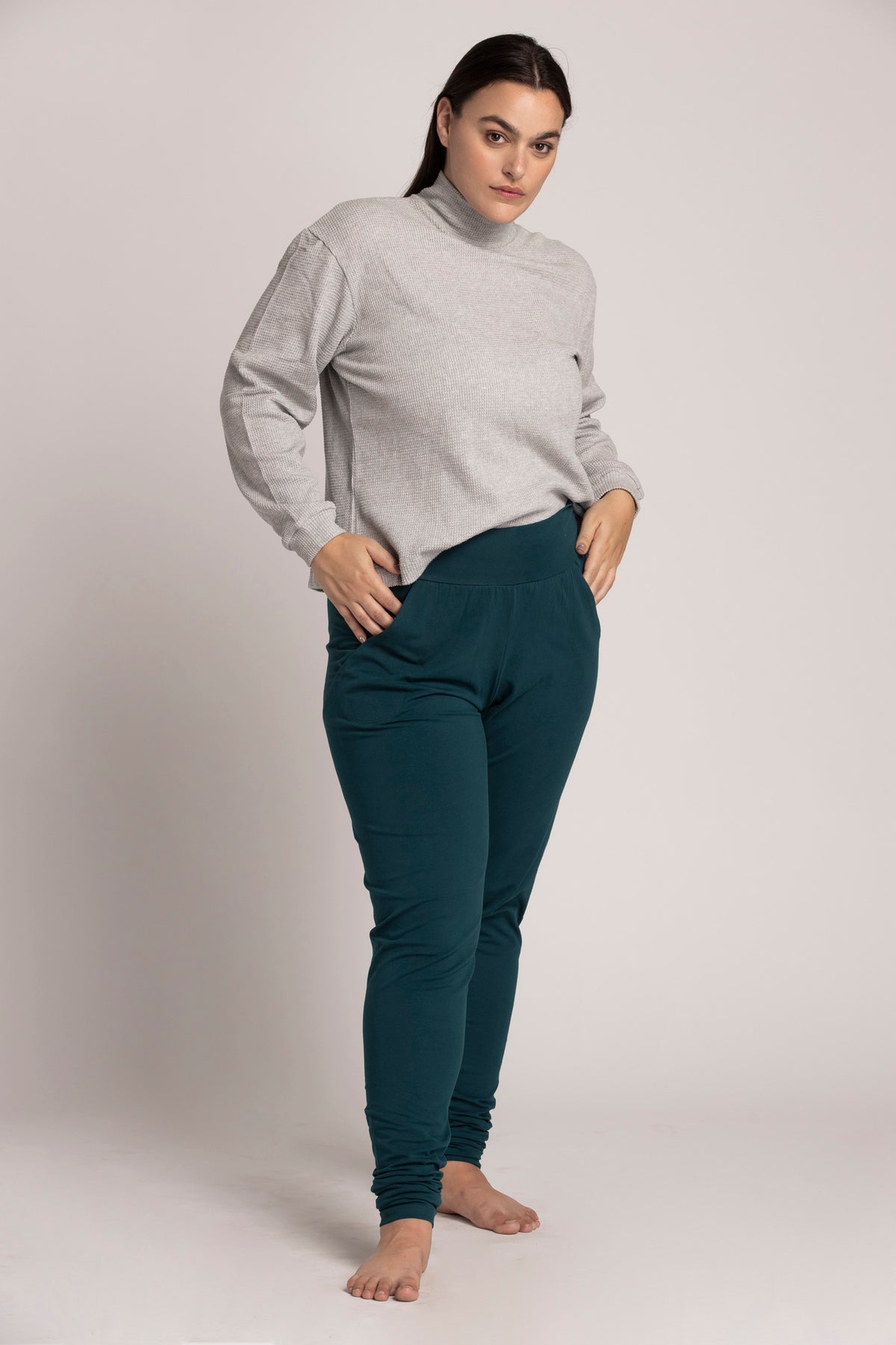 I&#39;mPerfect Organic Cotton Extra Long Slouchy Pants 35%off