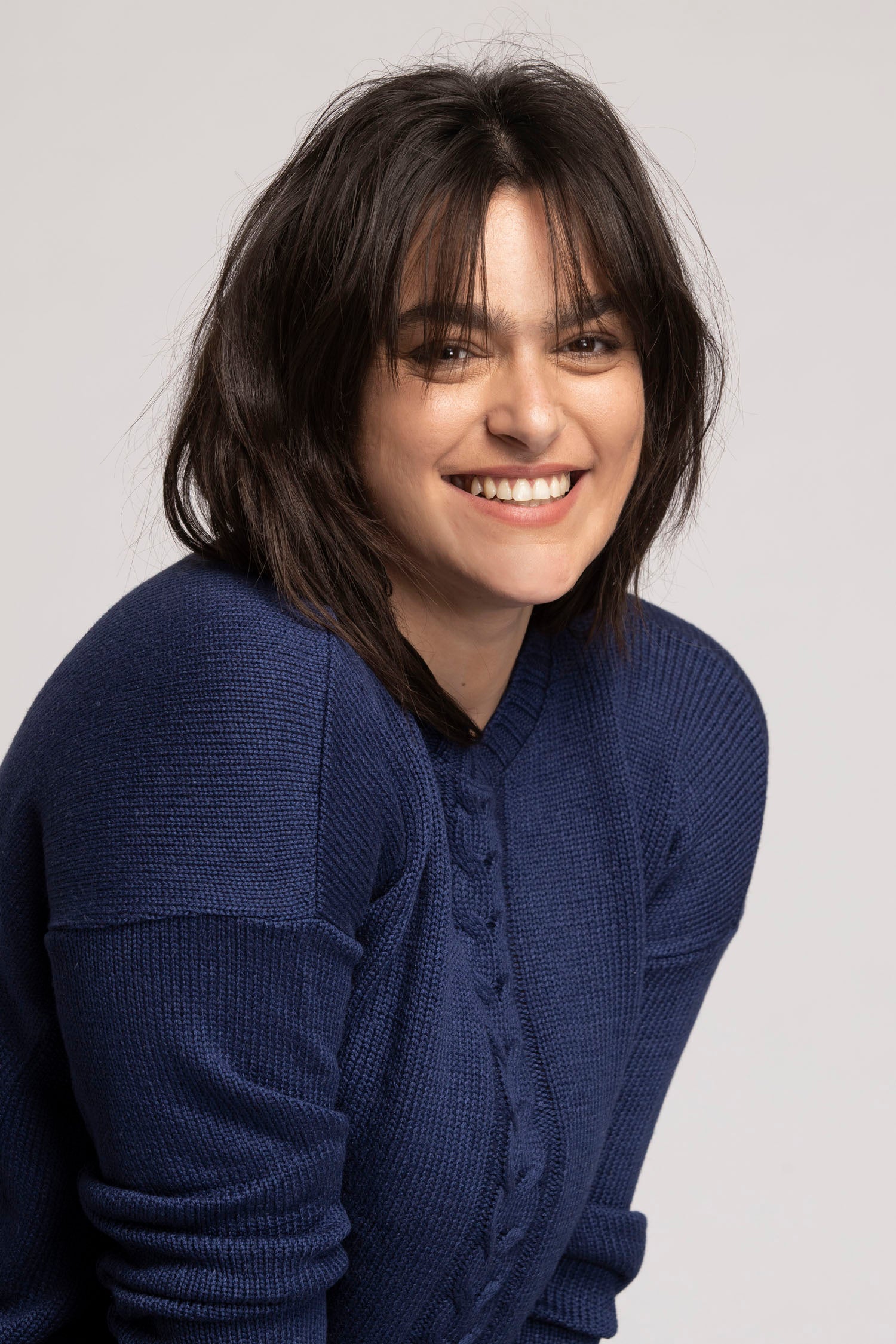 Knitted Braided Box Sweater