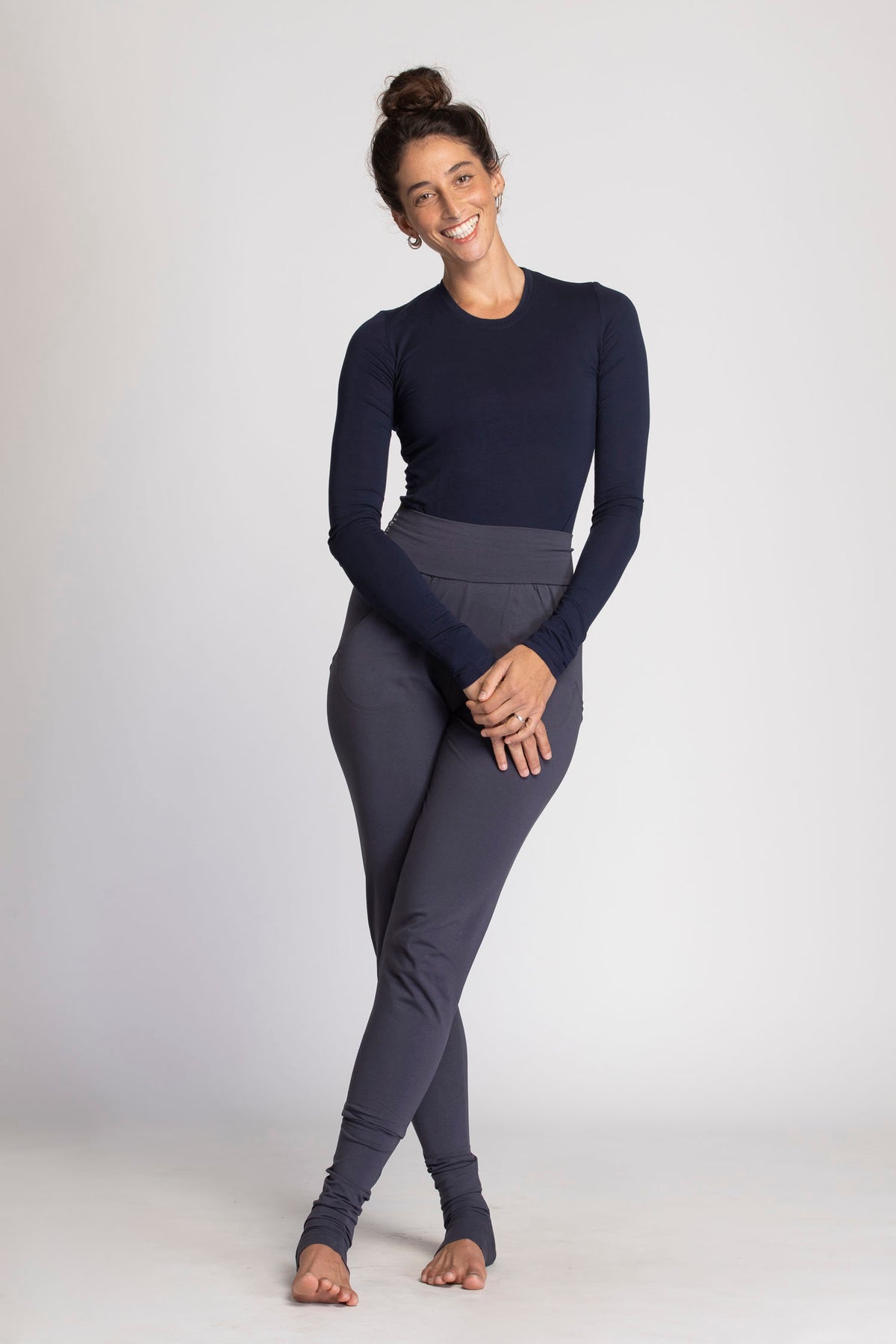 I&#39;mPerfect Organic Cotton Extra Long Slouchy Pants 25%off
