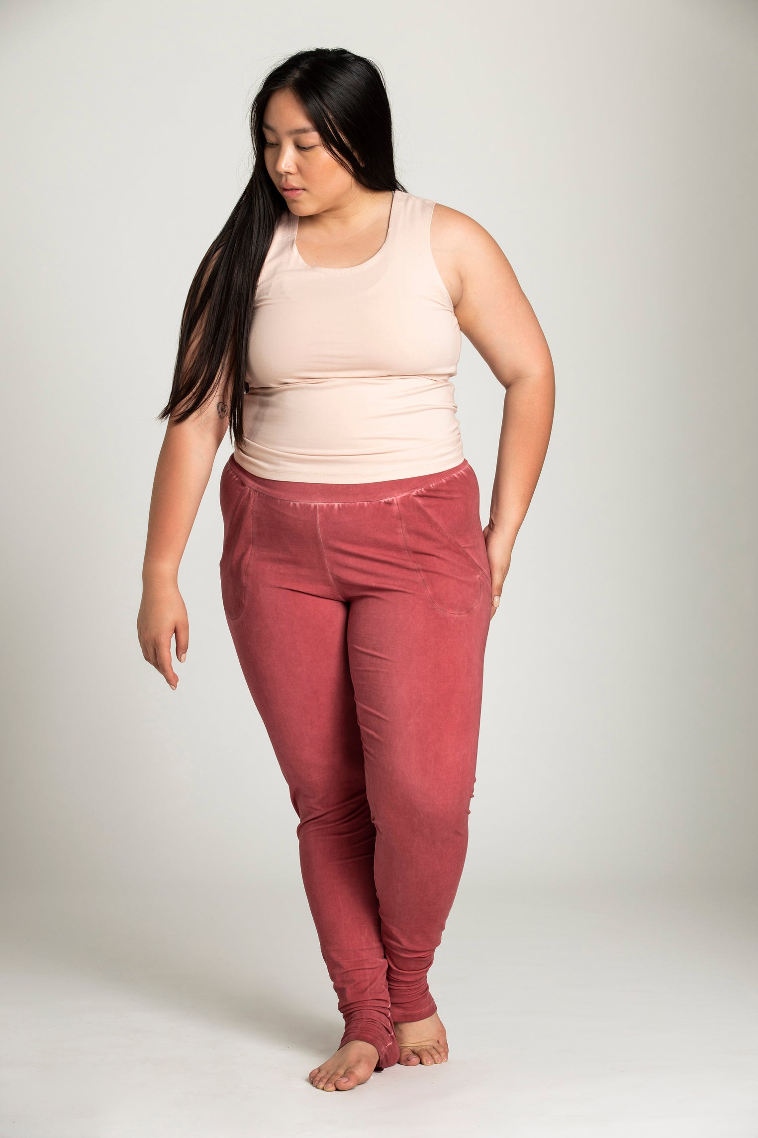 I'mPerfect Half Moon Open Back Tank Top 35%off