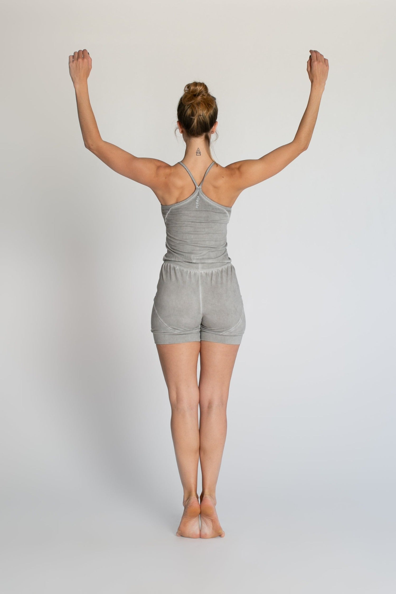 I'mPerfect Stonewash Short Yoga Jumpsuit 35%off