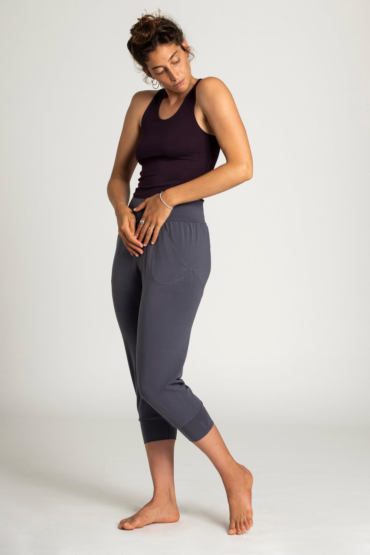 I&#39;mPerfect Organic Cotton Slouchy Capri Pants 50%off