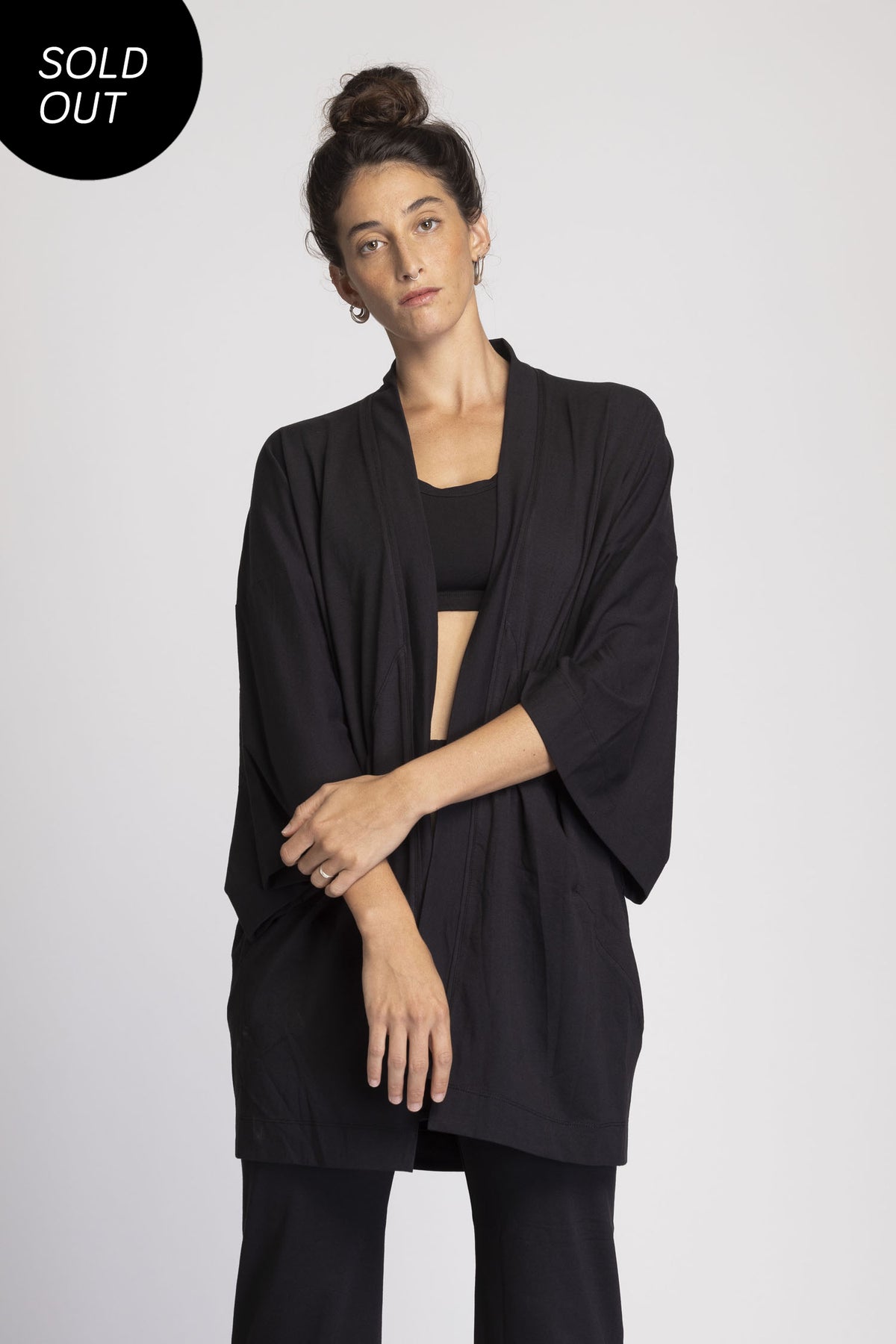 Soft Modal Lounge Kimono Cardigan