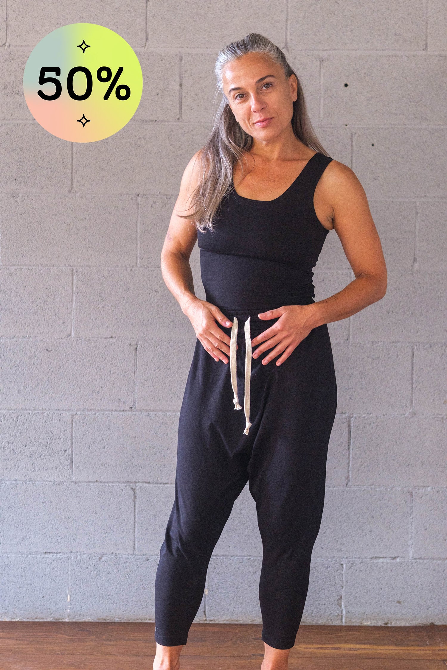 I'mPerfect Soft Modal V Back Tank Top 50%off